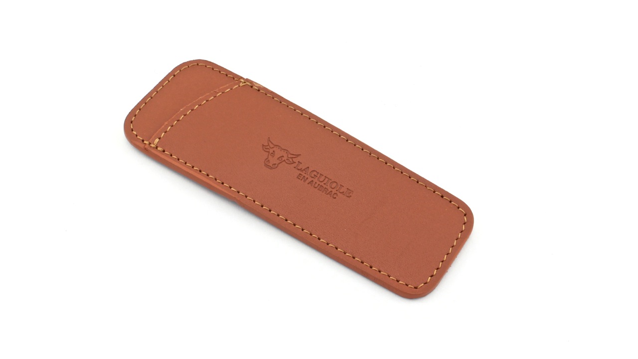 IMG_2035 LAGUIOLE en Aubrac Taschen/Stecketui feines Leder 12 cm