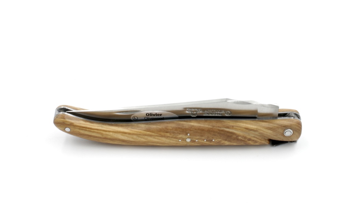 Laguiole en Aubrac Elegance Olive wood full handle 12 cm