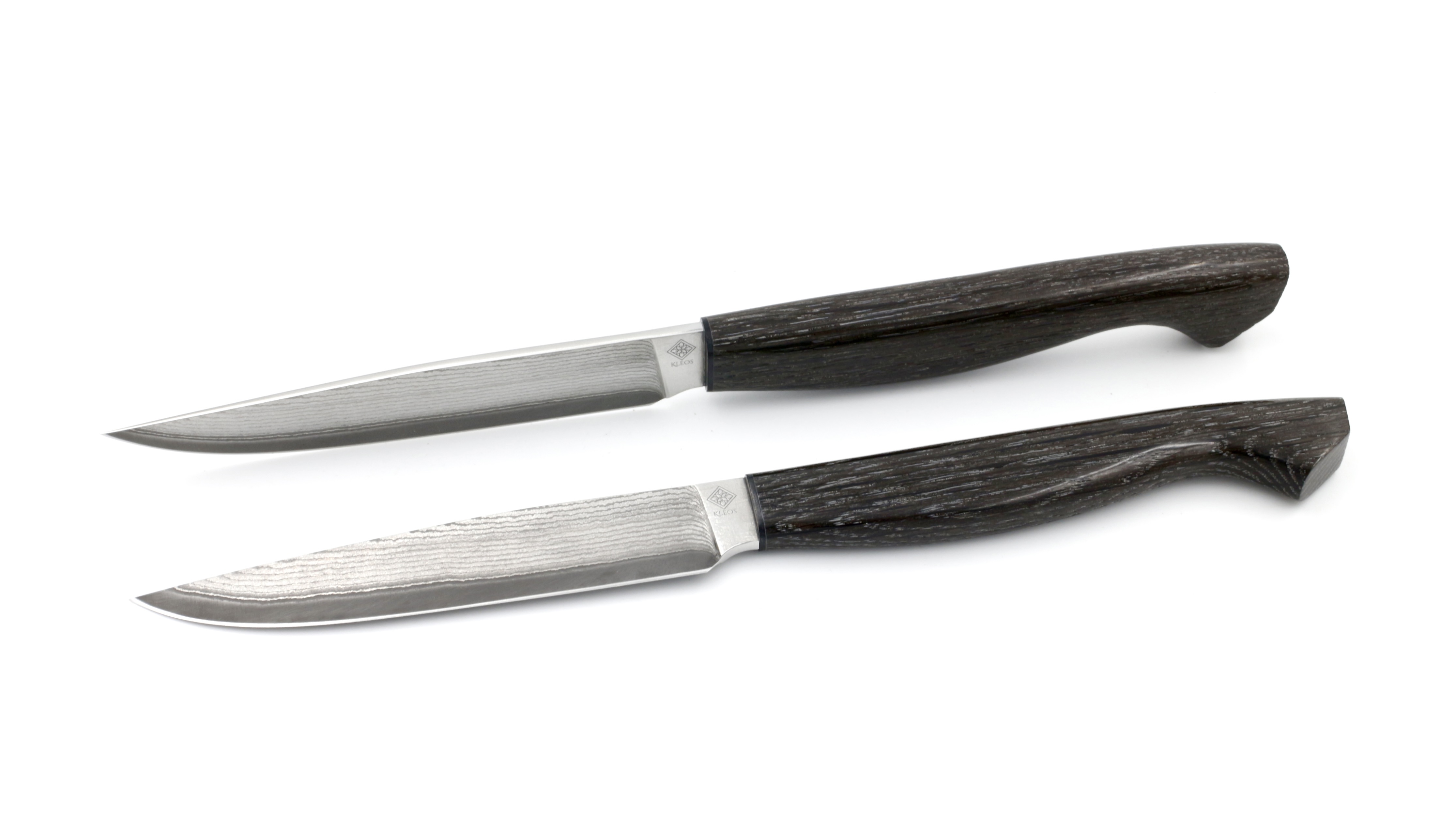 KLEOS Prestige Steakmesser VG10 Damast Mooreiche Set 2-tlg. 