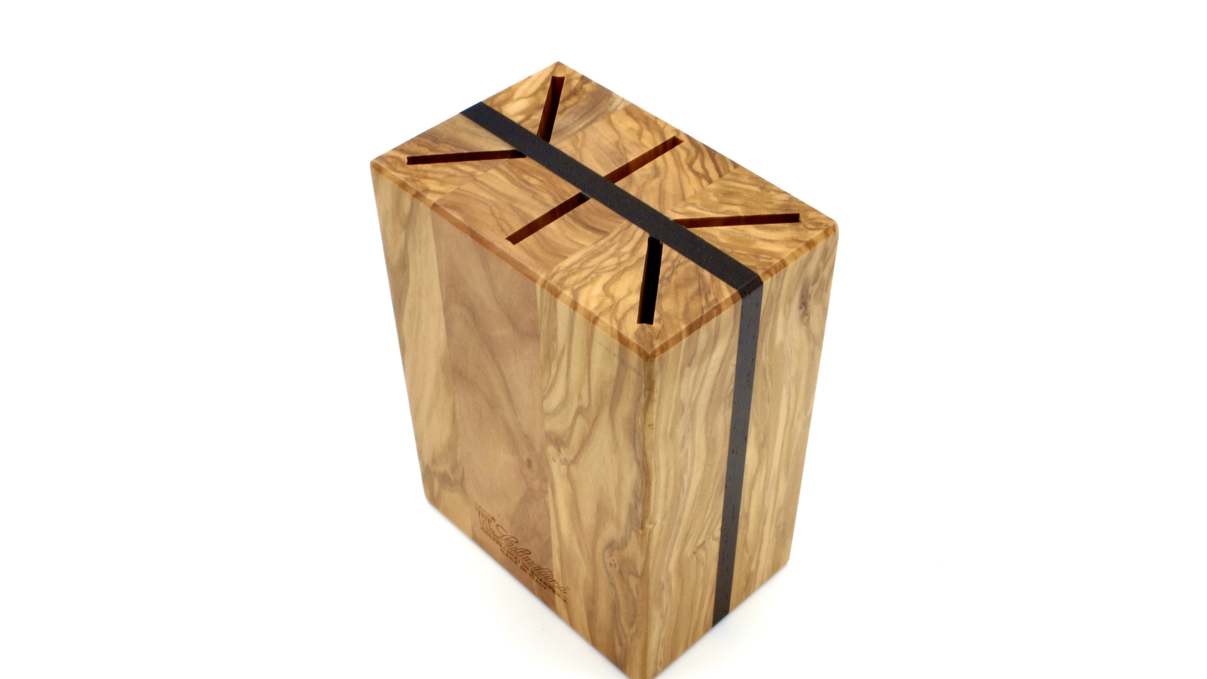 672D758F-91CB-4540-8AF6-D4DA12FE6441_1_201_a Saladini Messerblock Rustico Olive/Wenge