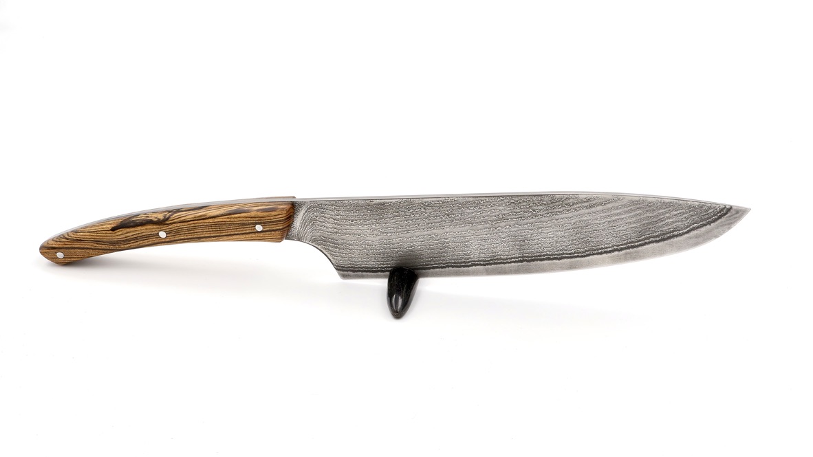 Claude DOZORME Thiers Kochmesser 18 cm Bocote VG10 Damastklinge 