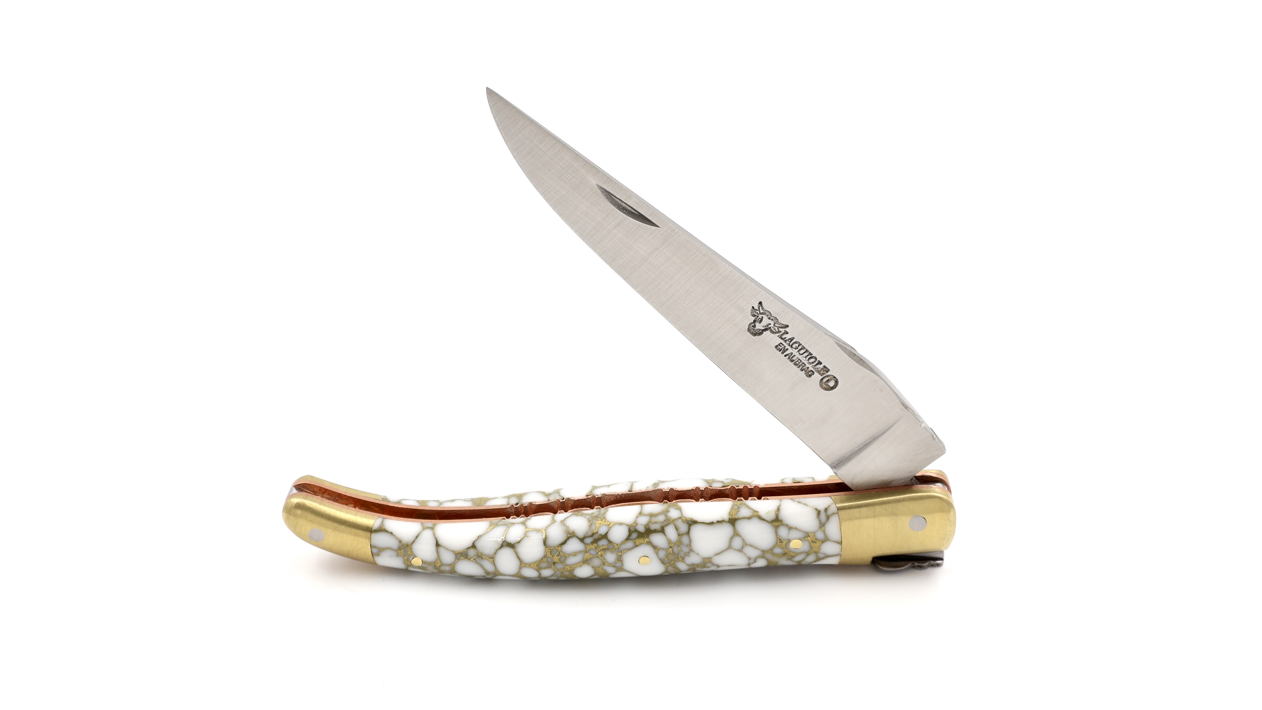Laguiole en Aubrac BIJOU HOWLITH guillochierte Platine 12 cm