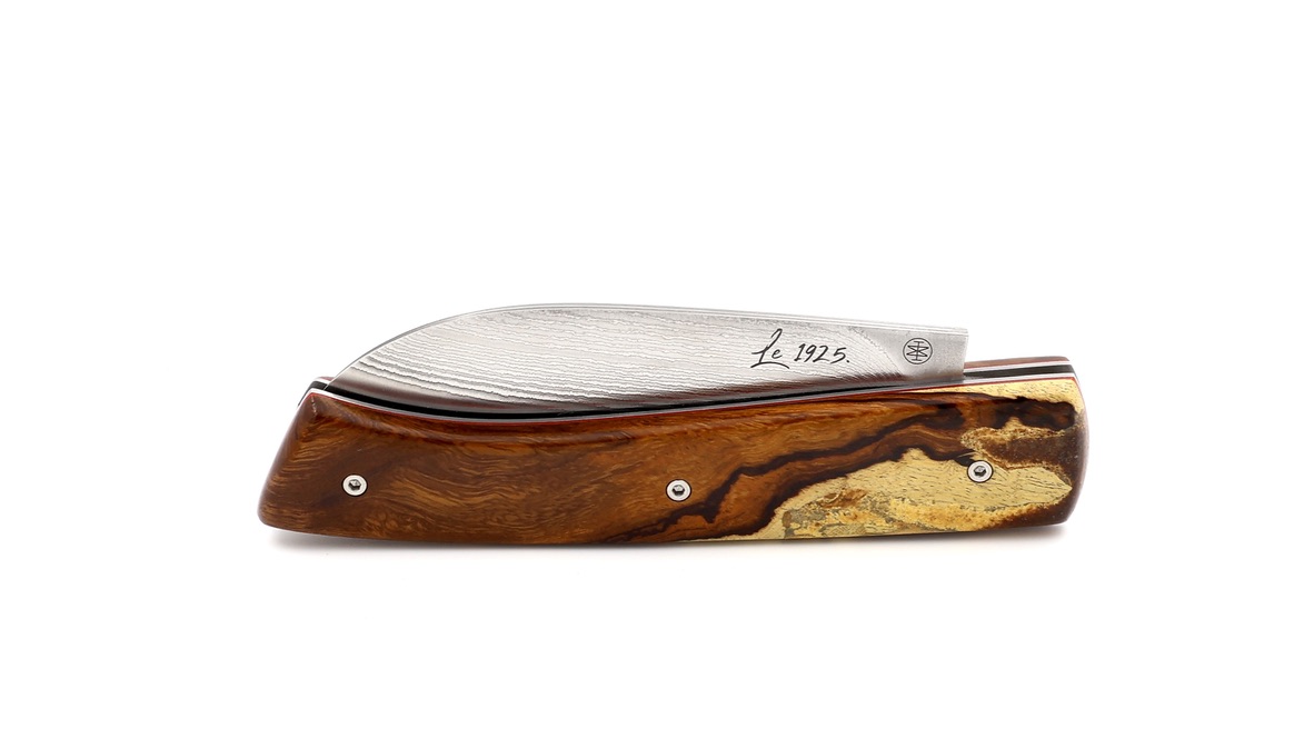 Marie Taillardat Le 1925 Wüsteneisen Wurzelholz Suminagashi VG10 Damast  