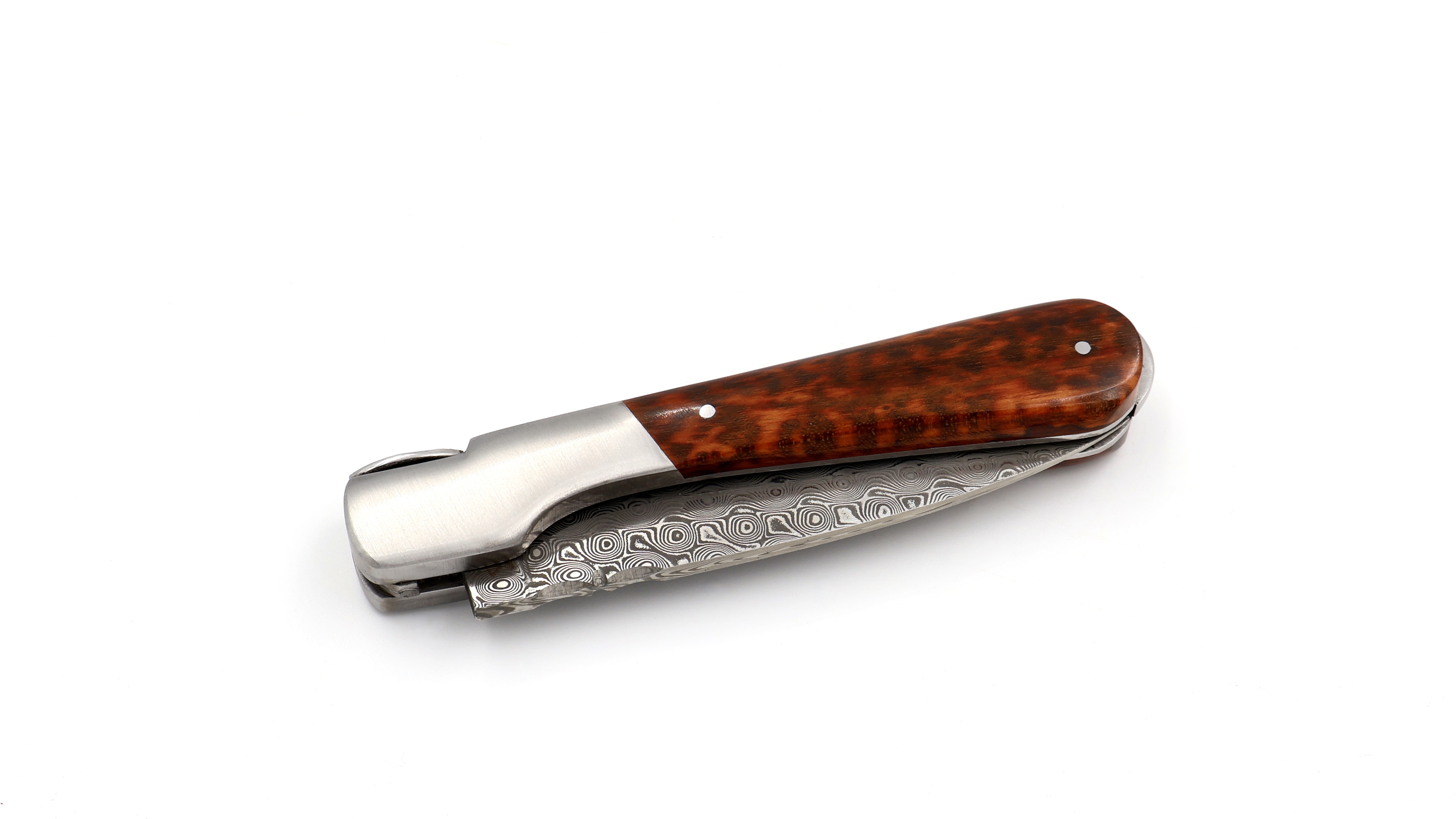 Fontenille Pataud SPERONE damascus amourette wood 12 cm Fontenille Pataud SPERONE damascus amourette wood 12 cm