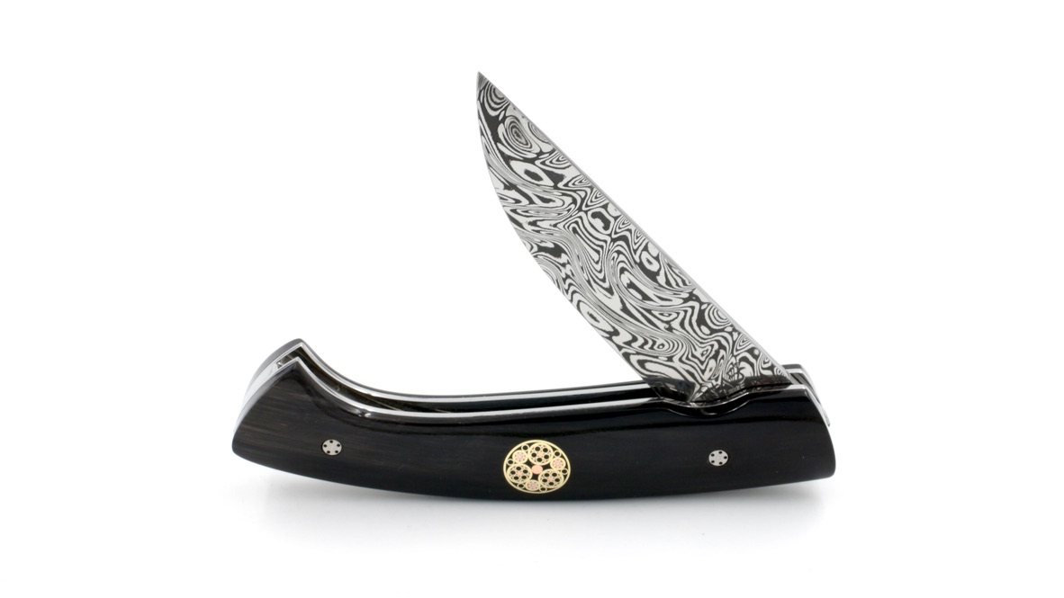 MANU LAPLACE 1515 Paris Büffelhorn Damast  MANU LAPLACE 1515 Paris Büffelhorn Damast