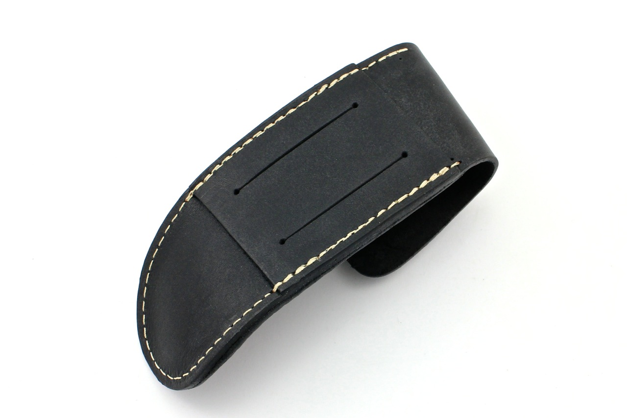 Au-Sabot-Baribal-schwarz-2 AU SABOT Leder Gürteletui  BARIBAL/AMICU Leder schwarz