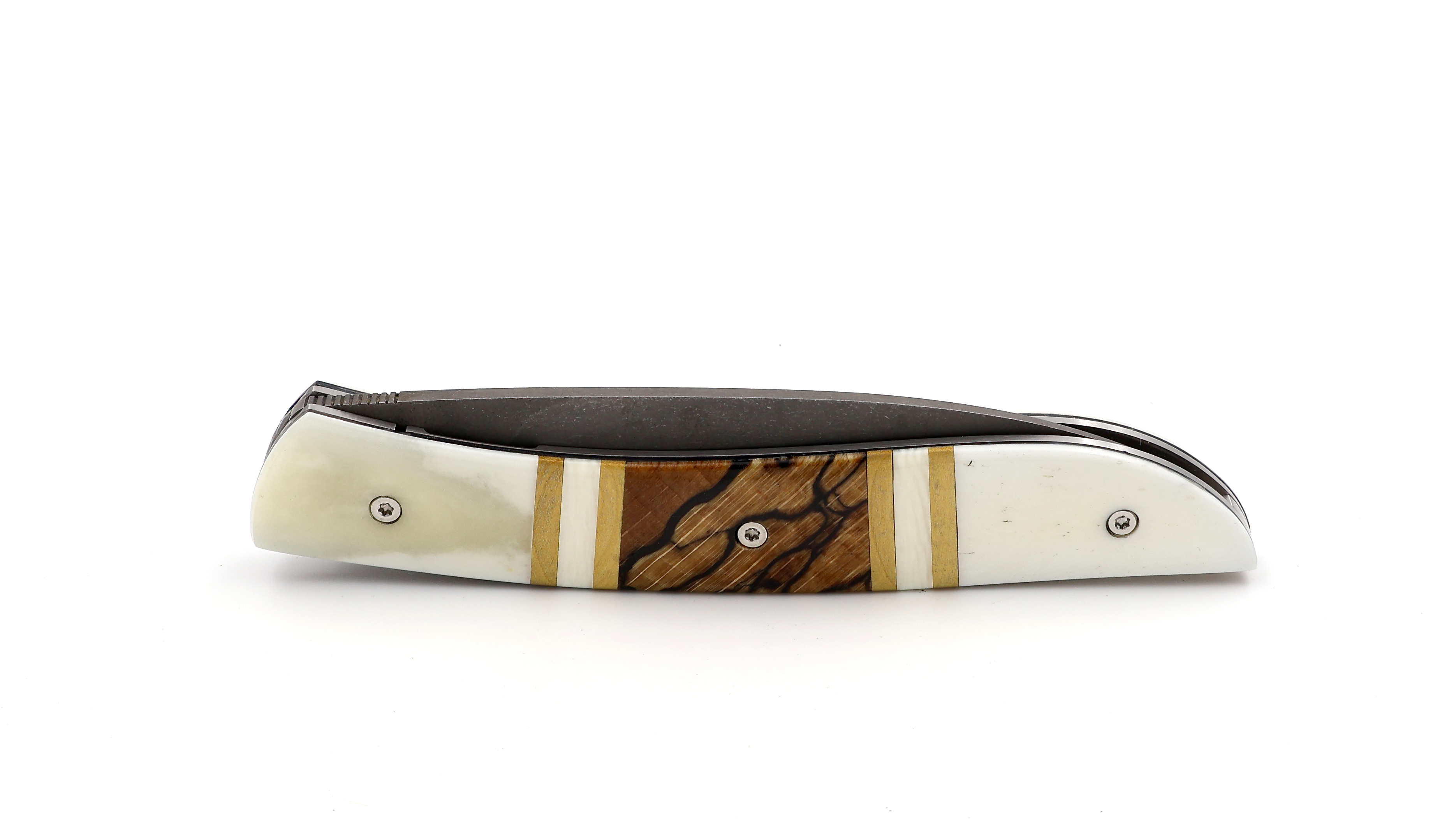 Atelier NÉVÉ Tim Bernard Nordique stonewashed blade, hammered plates