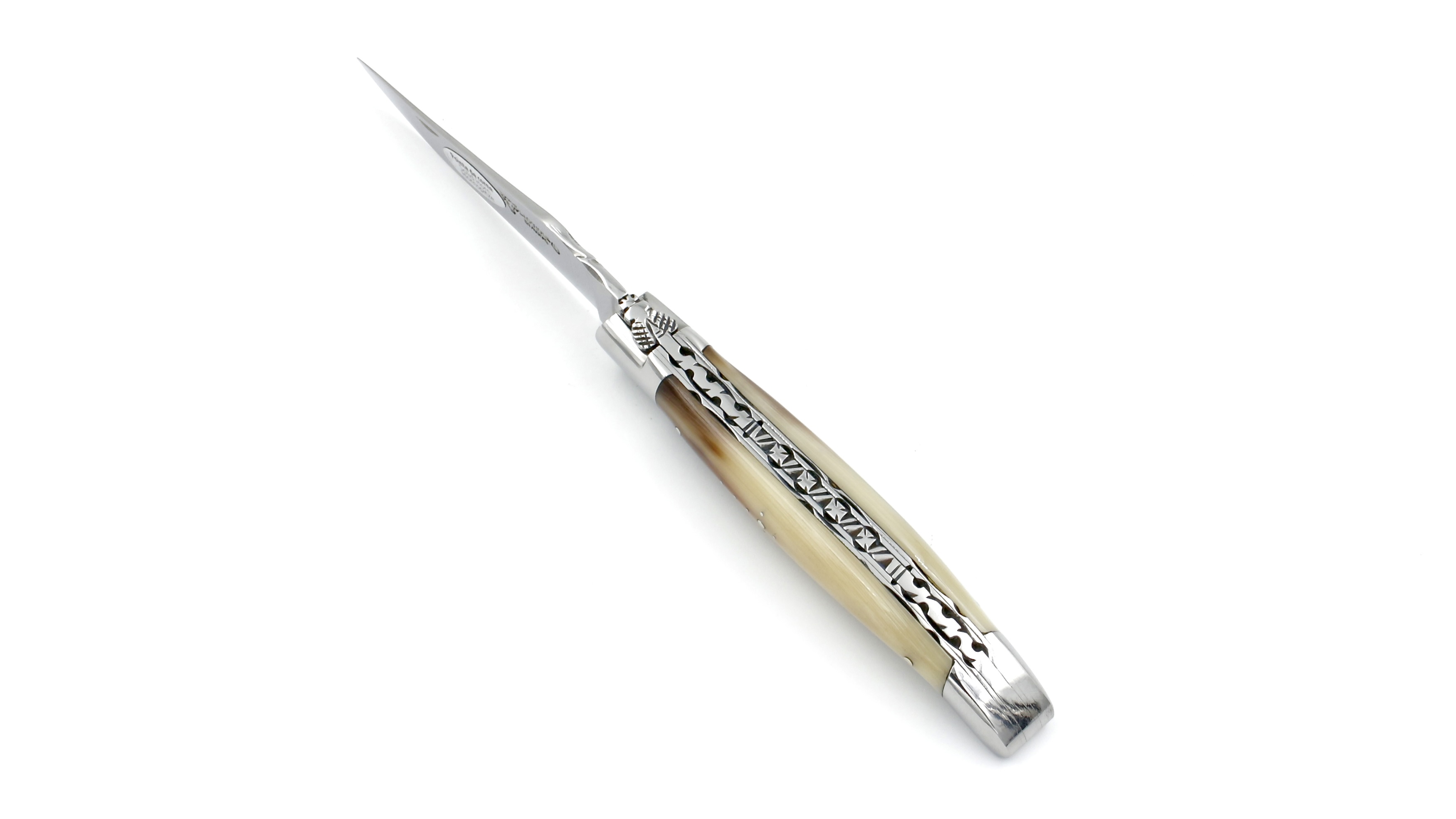 Laguiole en Aubrac Hornspitze Doppelplatine 12 cm