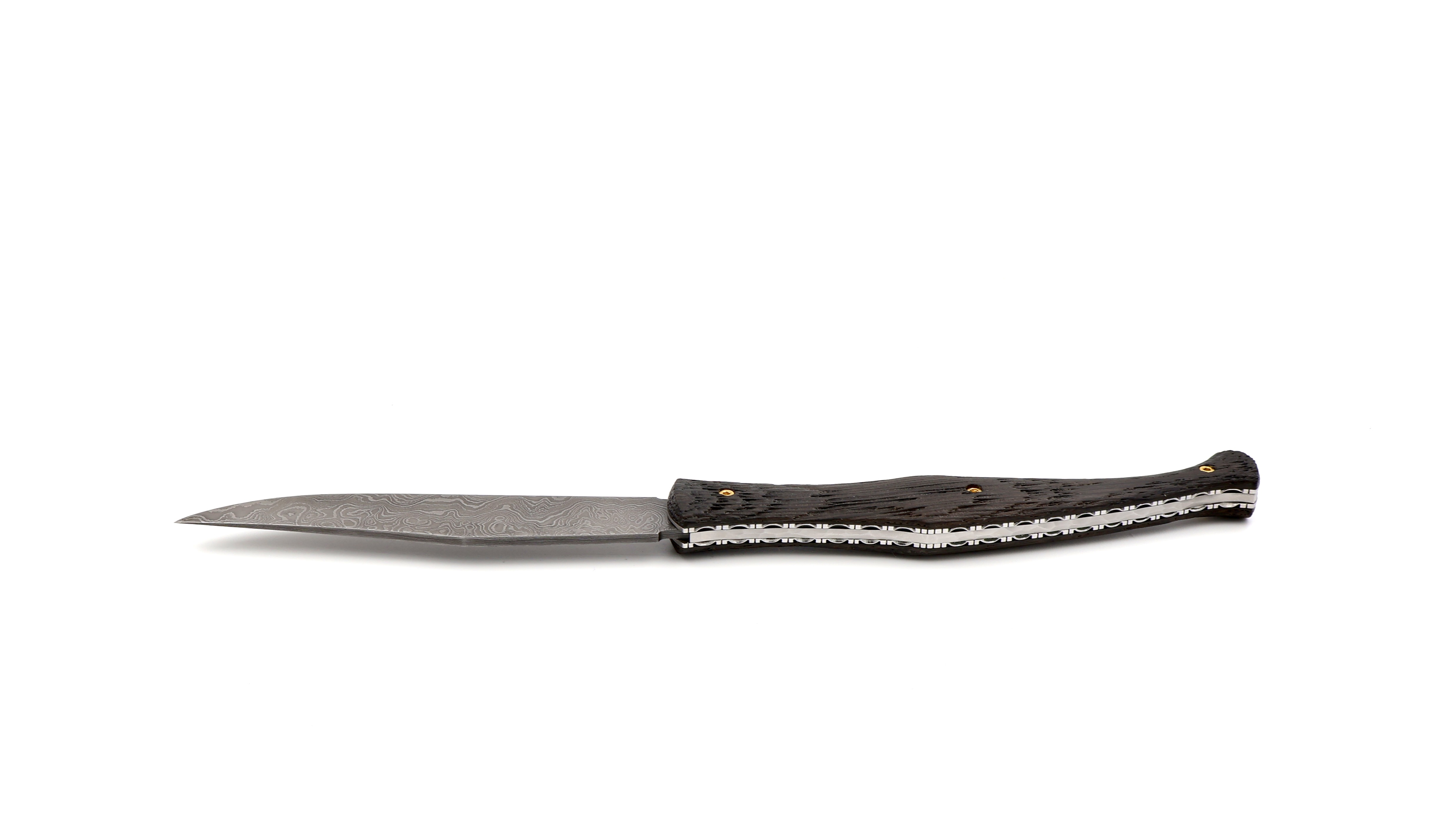 Atelier Odae Le PASSAGER carbonfiber damascus blade