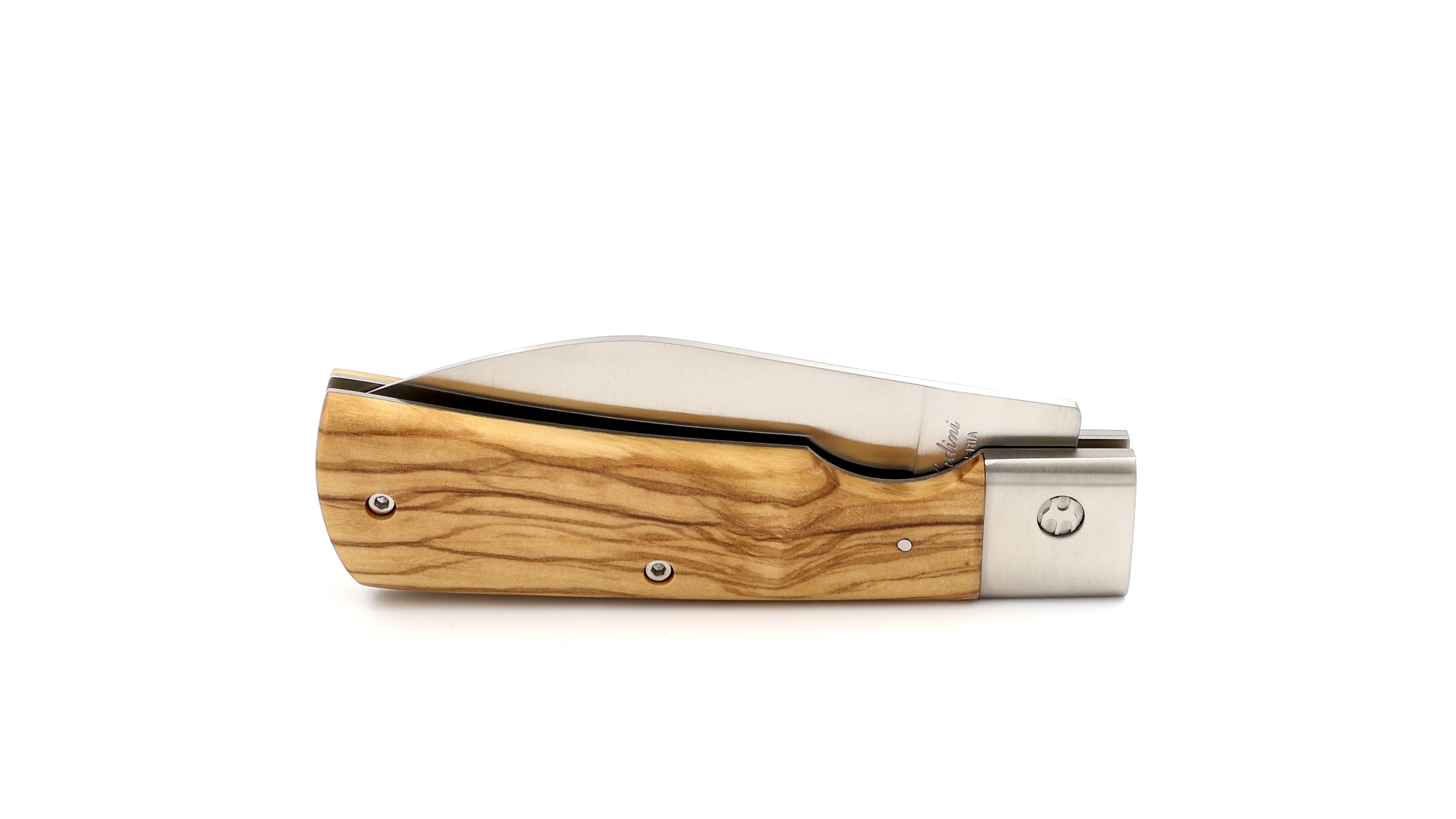Saladini knife MUGELLANO linerlock olive wood