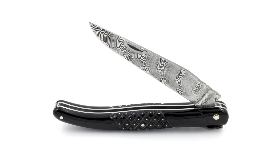 28DE874C-B8F0-46C7-9C4F-D83A42929668_1_105_c Fontenille Pataud Laguiole AIGUILLES (Needles) buffalo horn 12 cm