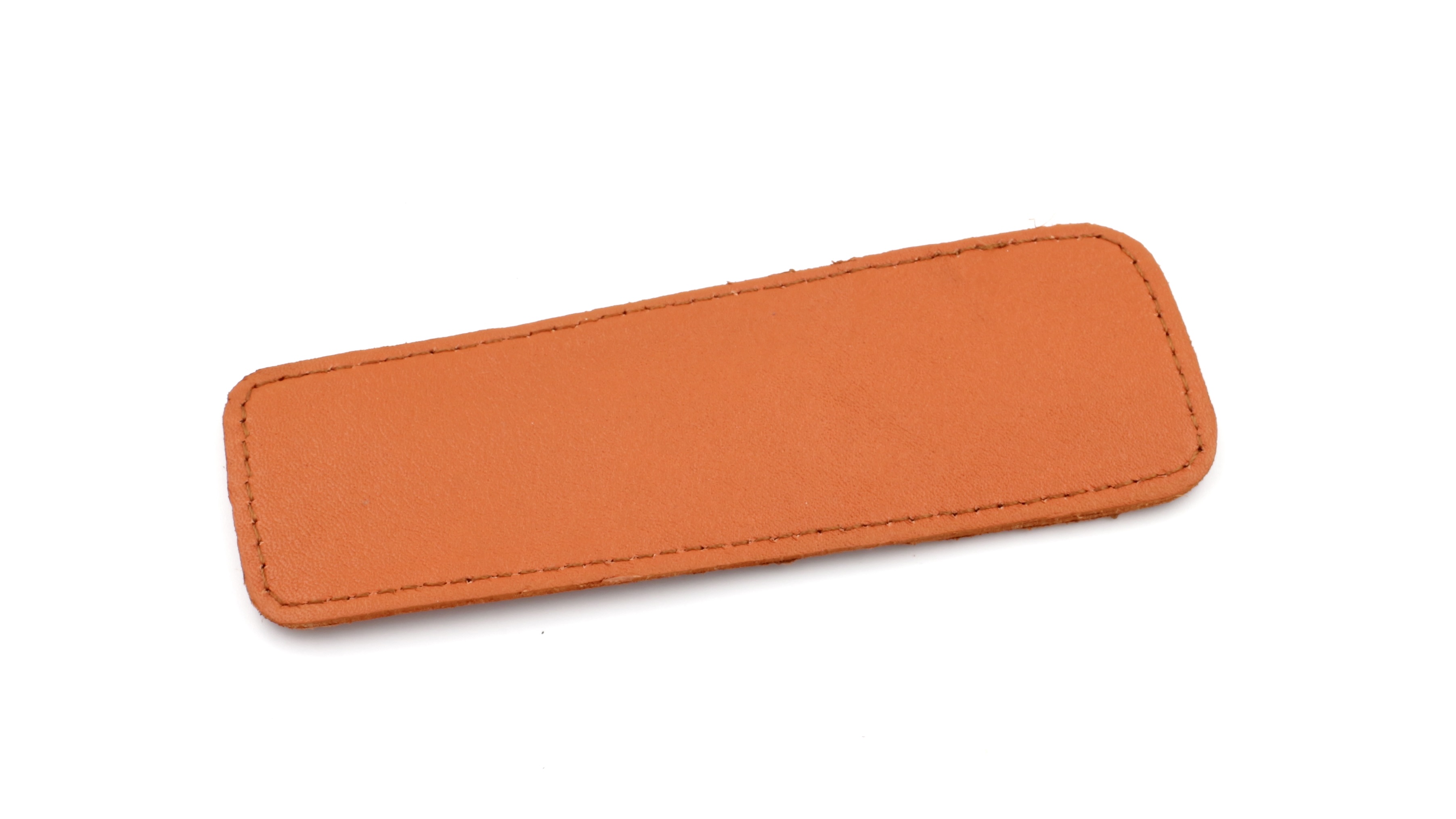 LAGUIOLE en Aubrac Taschen-Etui/Steck-Etui vollnarbiges Leder orange 12 cm