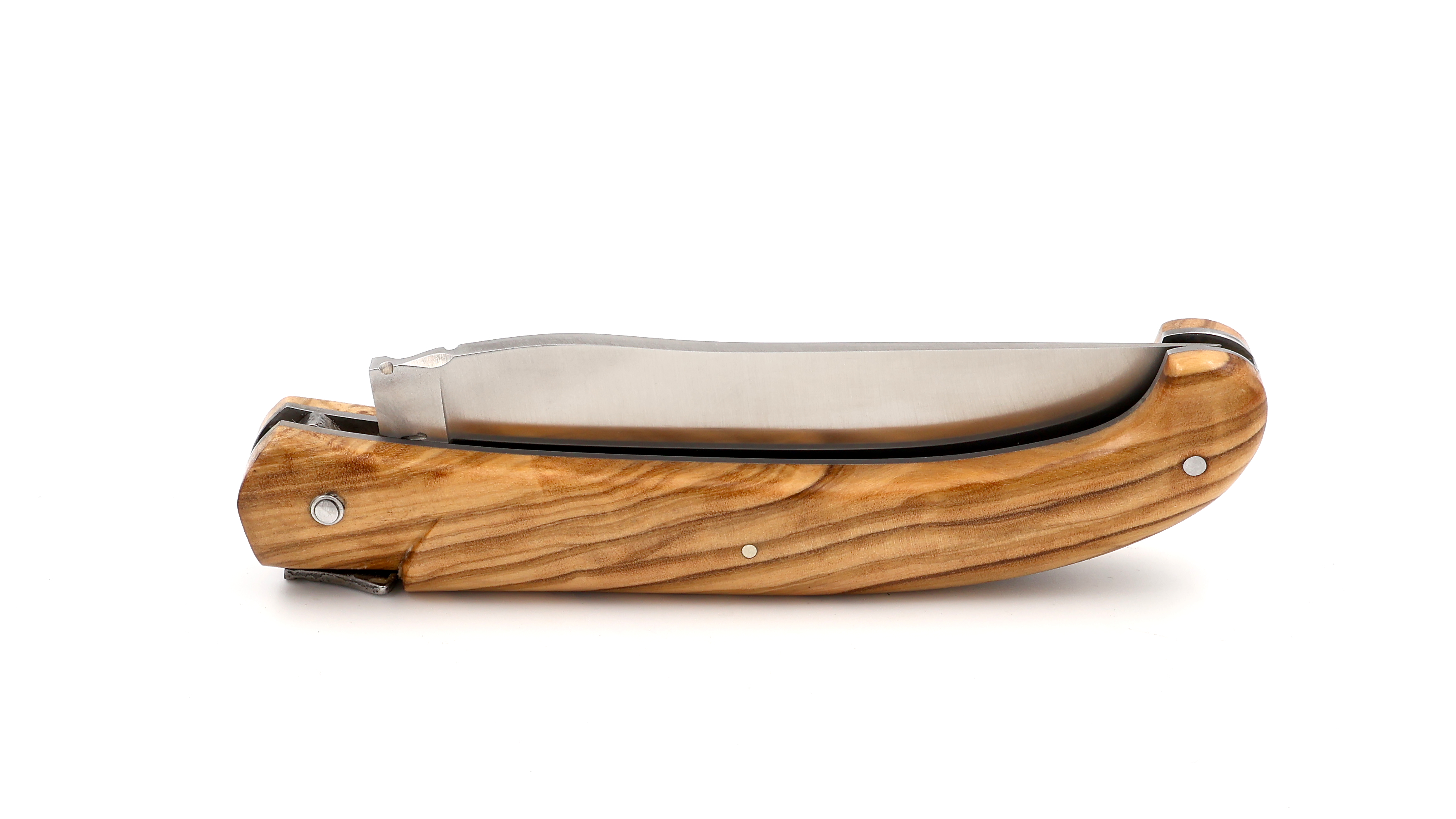 Laguiole en Aubrac TRAPPEUR hunting knife 14 cm olive wood