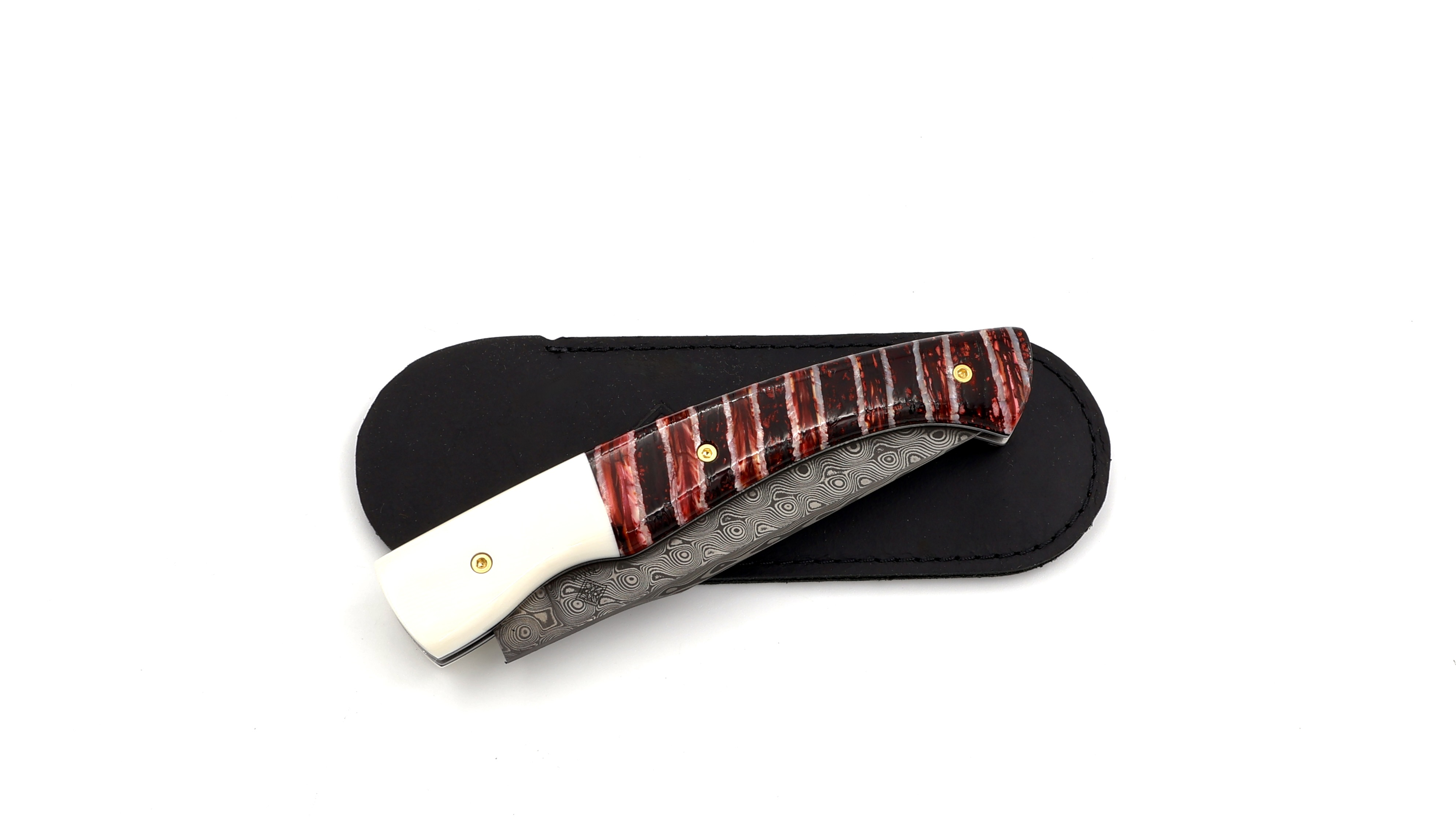 KLEOS Taschenmesser LYKOS Mammut-Backenzahn Rosendamast 