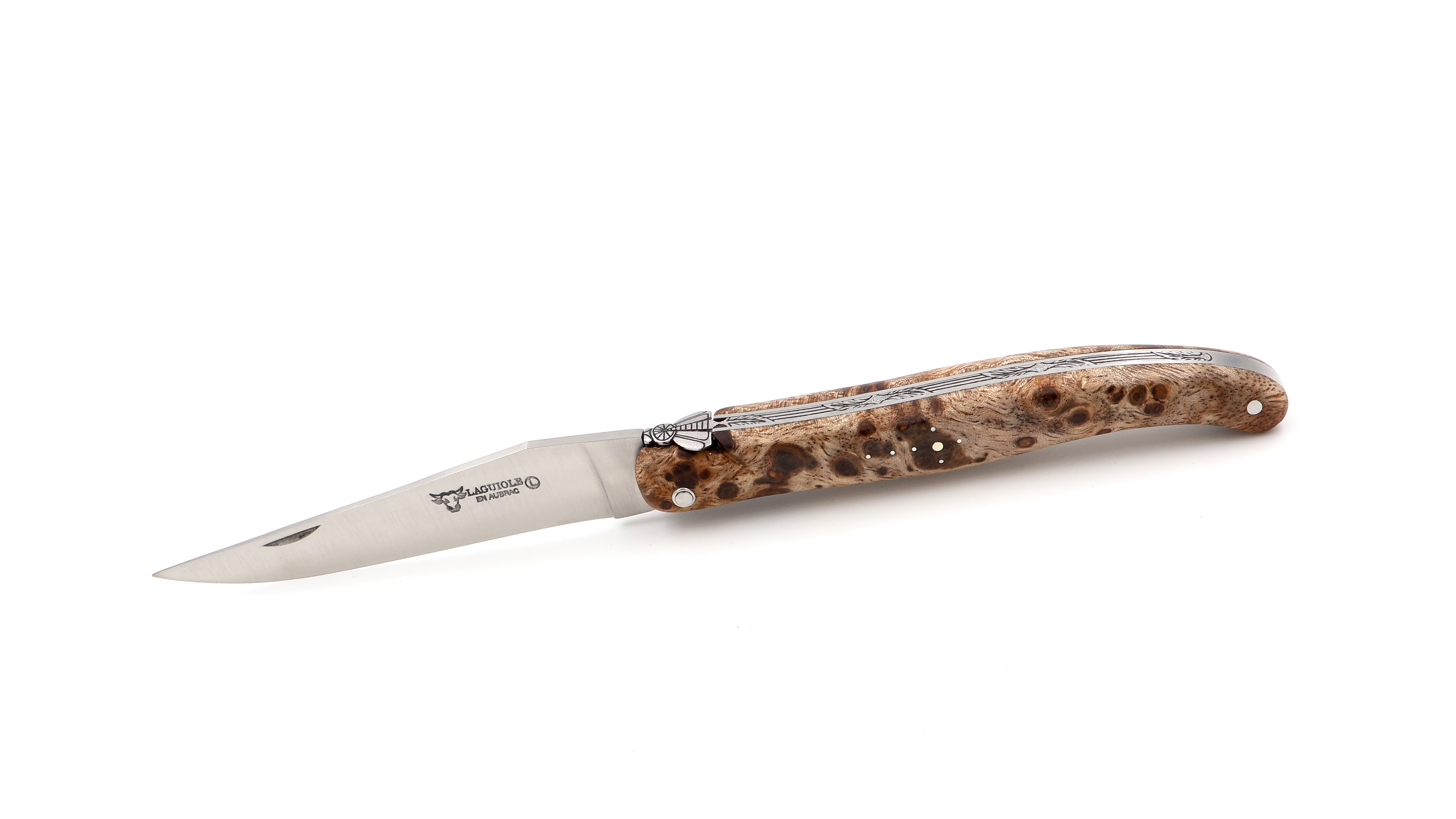 Meisterstück Laguiole en Aubrac Albizia Wurzelholz 12 cm  