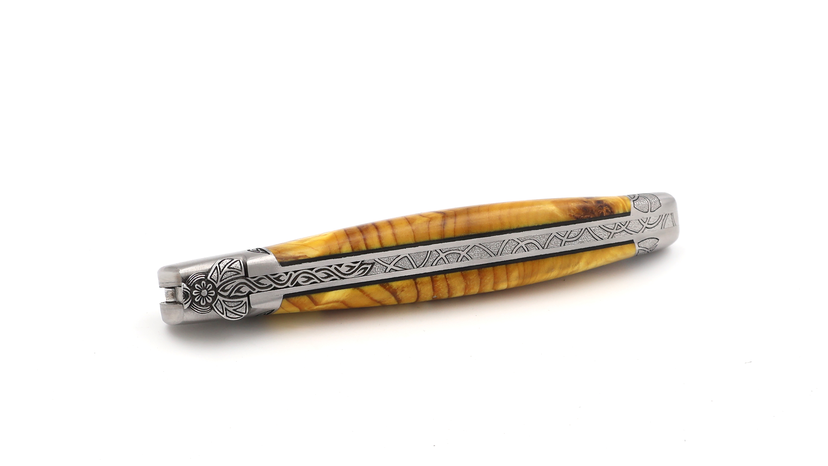 Laguiole en Aubrac Meisterstück Ross-Kastanien-Wurzelholz 12 cm