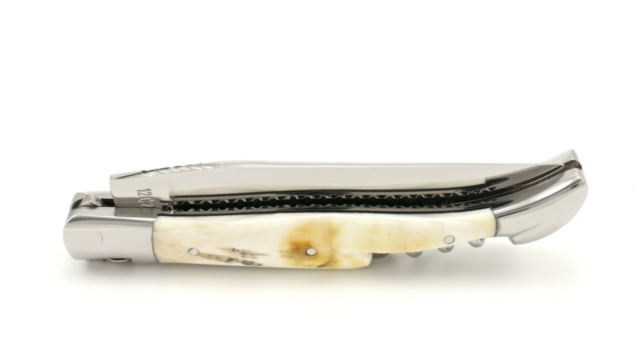 Laguiole en Aubrac Wüstenwarzenschwein Doppelplatine mit Korkenzieher 12 cm