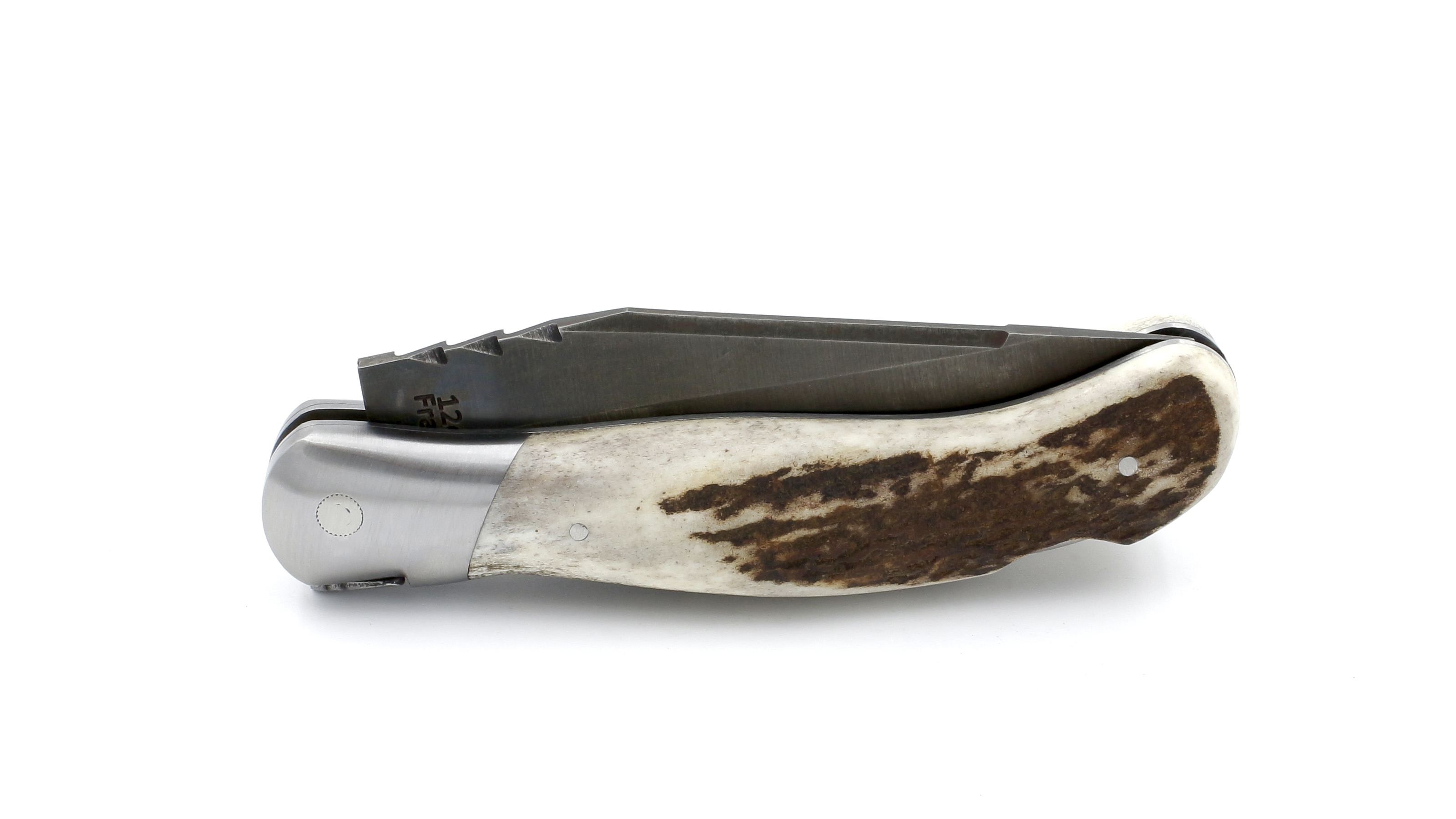 A1DF2749-C730-4052-9A17-95595CE2E8A3_1_201_a ARBALETE G. David  Laguiole Jagdmesser NATURE Antik Hirschhorn 12 cm