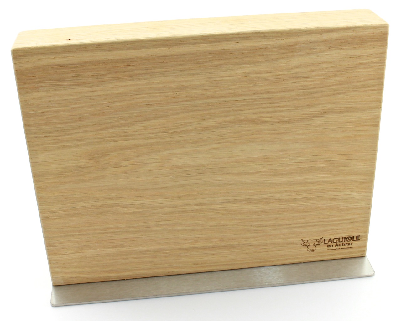 IMG_1902 Laguiole en Aubrac magnetischer Messerblock für Steakmesser oder Kochmesser Eiche