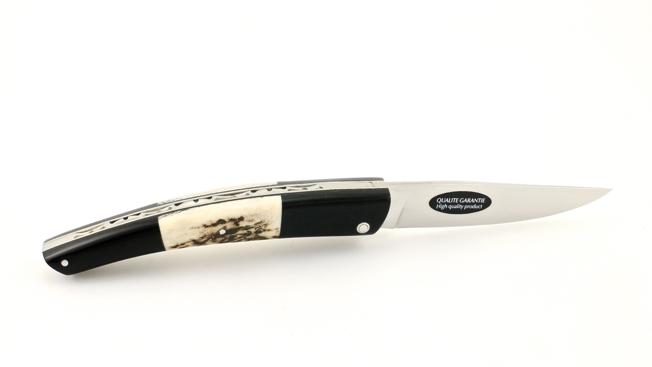 IMG_7933 ARBALETE G. David  Thiers Messer Prestige Büffelhorn/Hirschhorn/Büffelhorn 12 cm