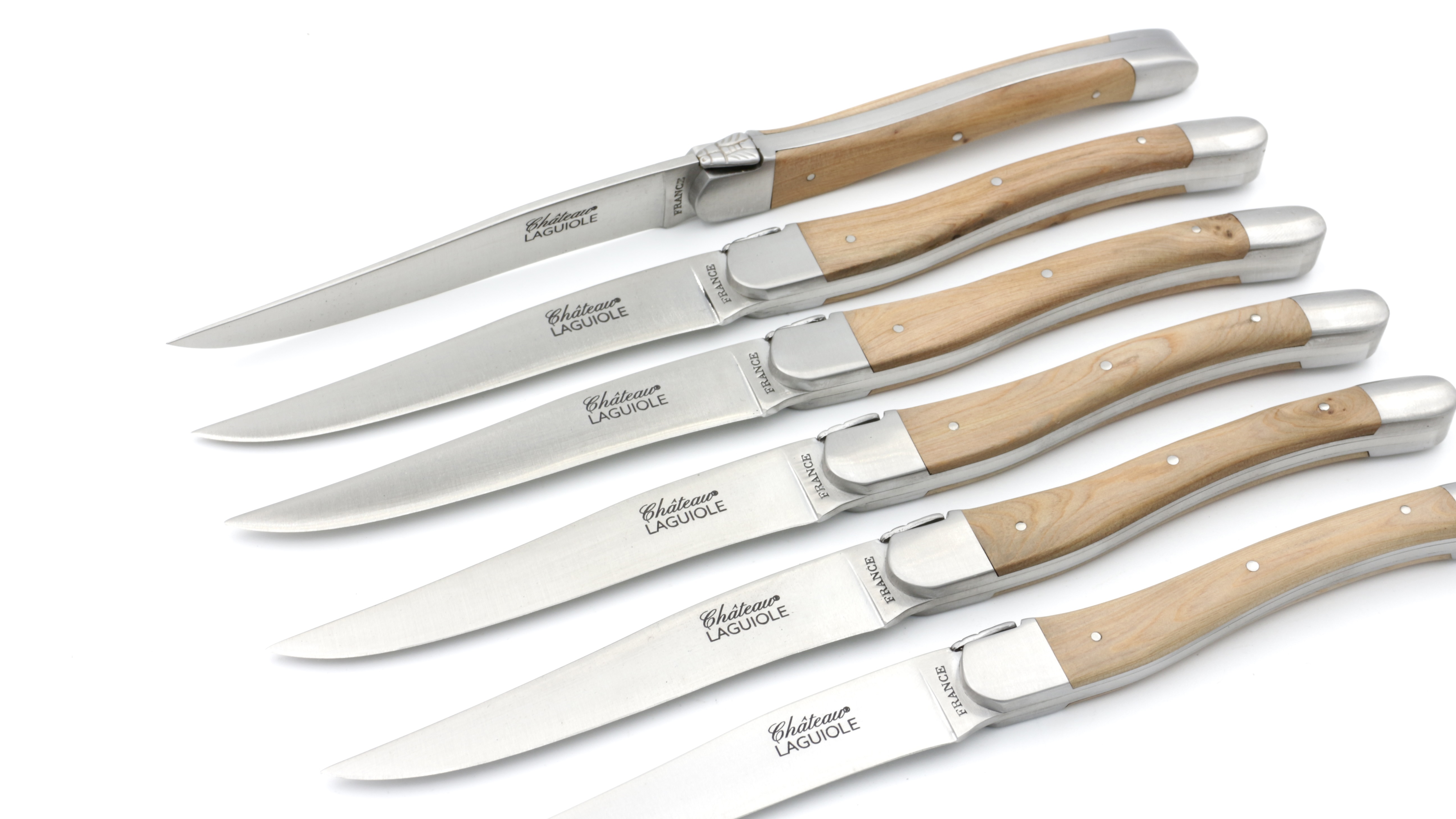 Château Laguiole SIGNATURE Steakmesser Wacholder Set 6-tlg.