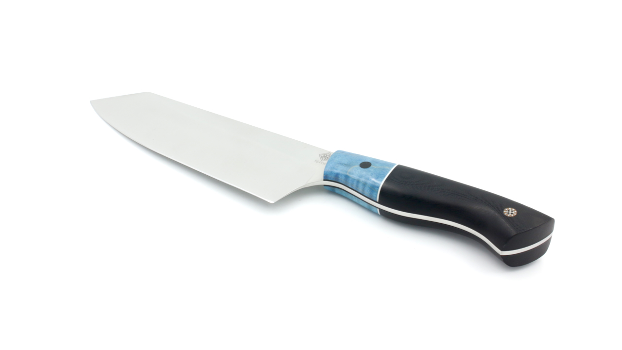 VT-EmAI01-B-2 KLEOS Prestige Kochmesser BUNKA stabilisierte Buche /G10 Klinge 14C28N