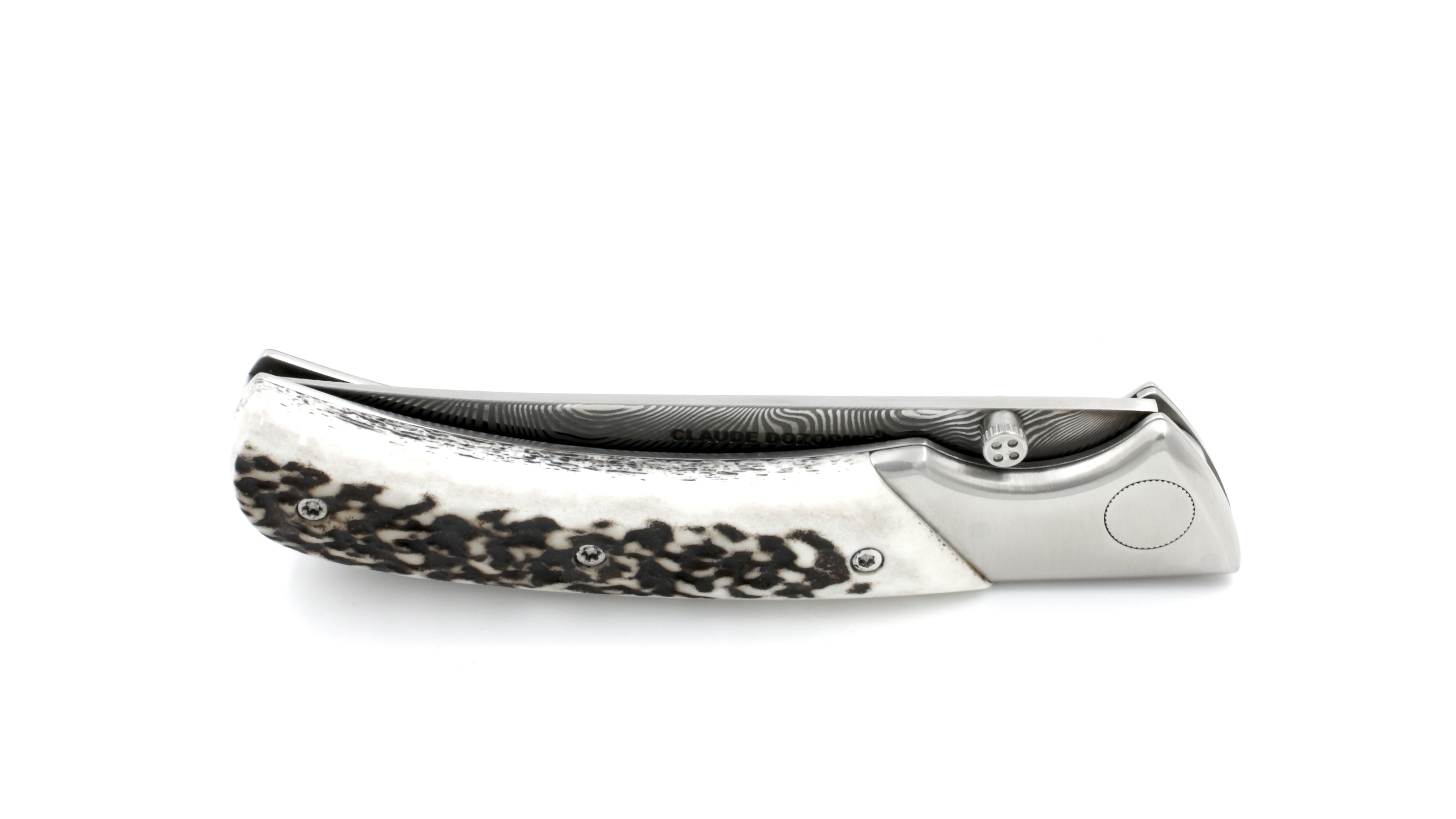 6F2B6A20-21D0-43D8-AC43-891B9D1DD36F_1_201_a Claude DOZORME EOK hunting knife stag horn damascus