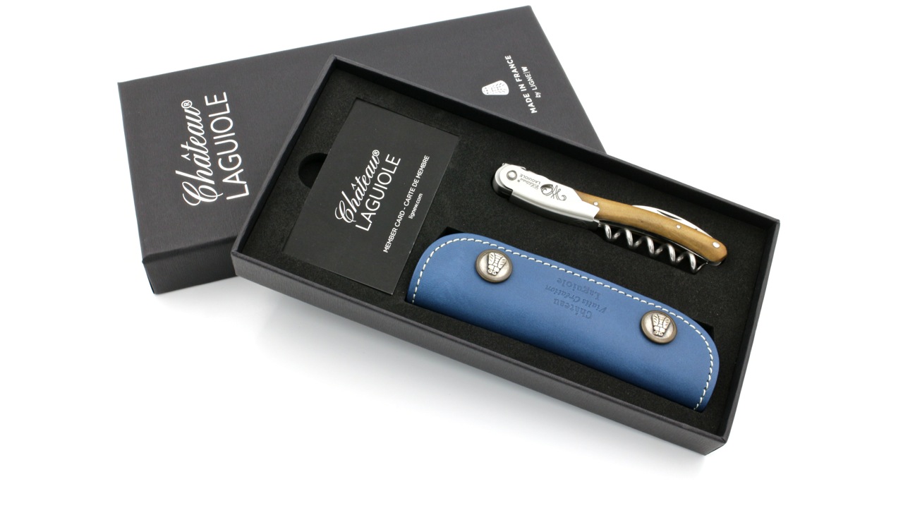 CLVE3030 Château Laguiole GRAND CRU Sommeliermesser Versailles Tulpenbaum Holz