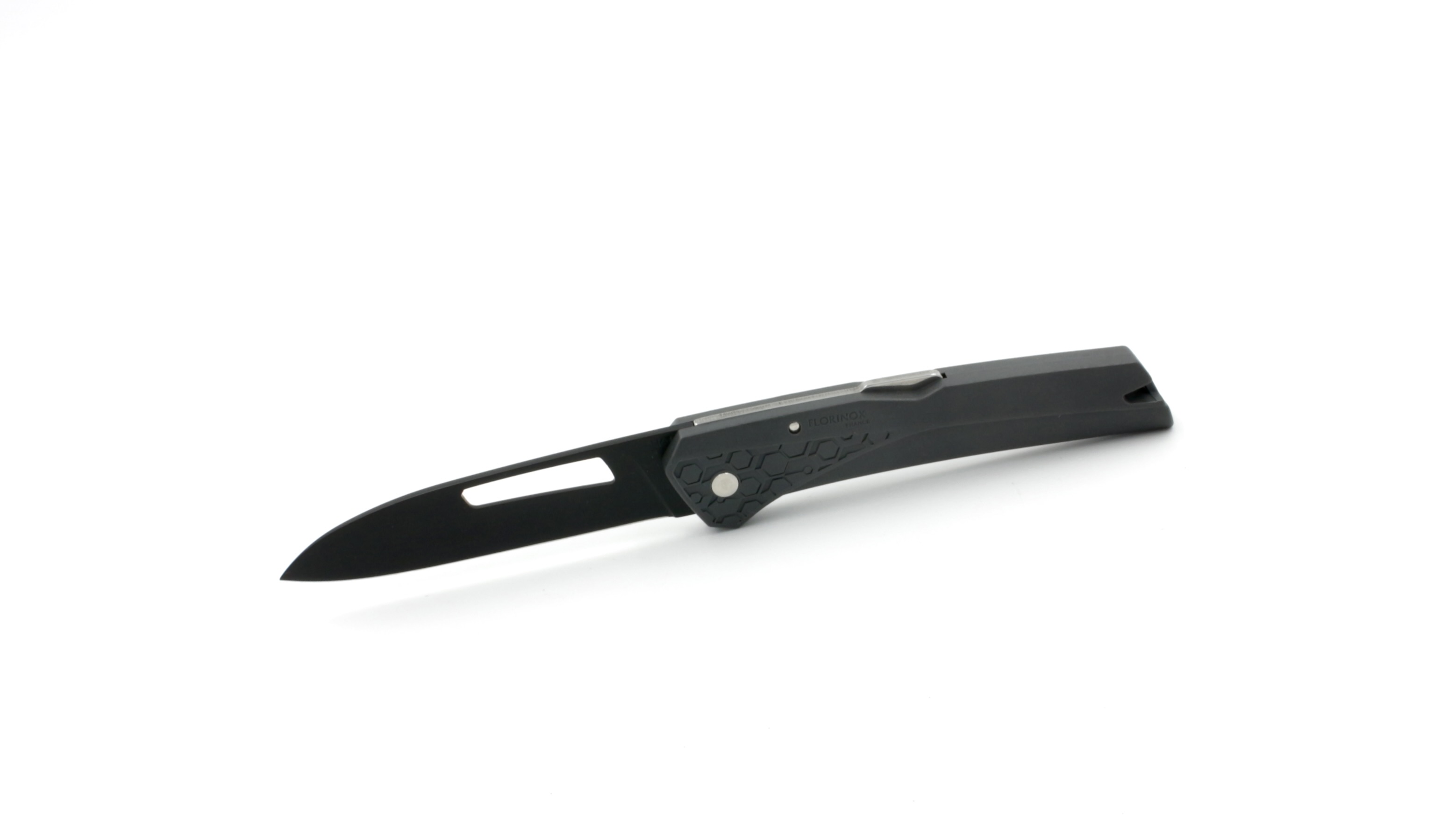 68D3CDCC-42F8-44F2-AAD7-C14BCD569CA3_1_201_a Florinox KIANA ORIGINE black blade Klappmesser anthrazite Klingenausschnitt