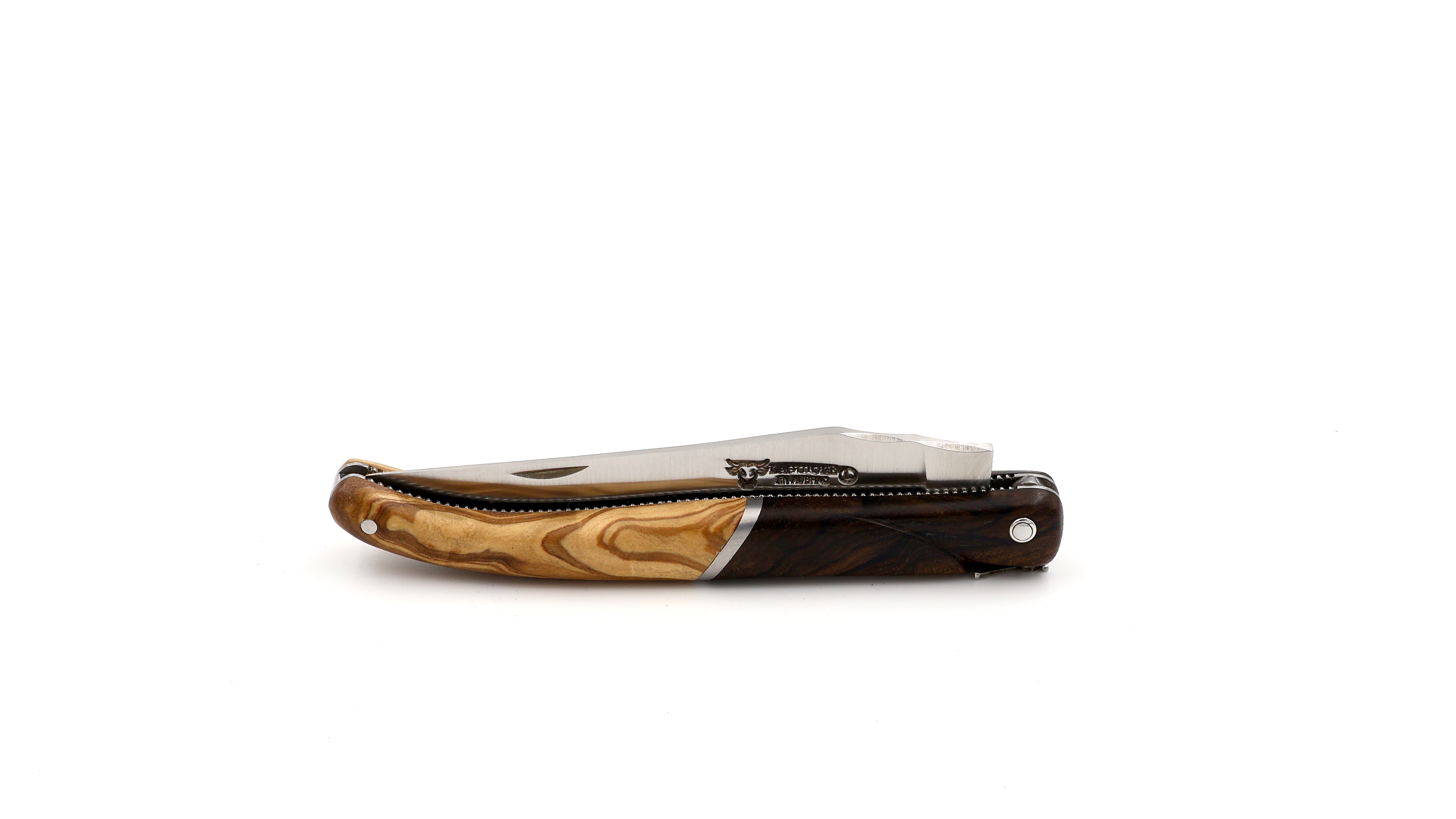 Laguiole en Aubrac Einzelstück PERLÉ Zirikote & Olive 12 cm