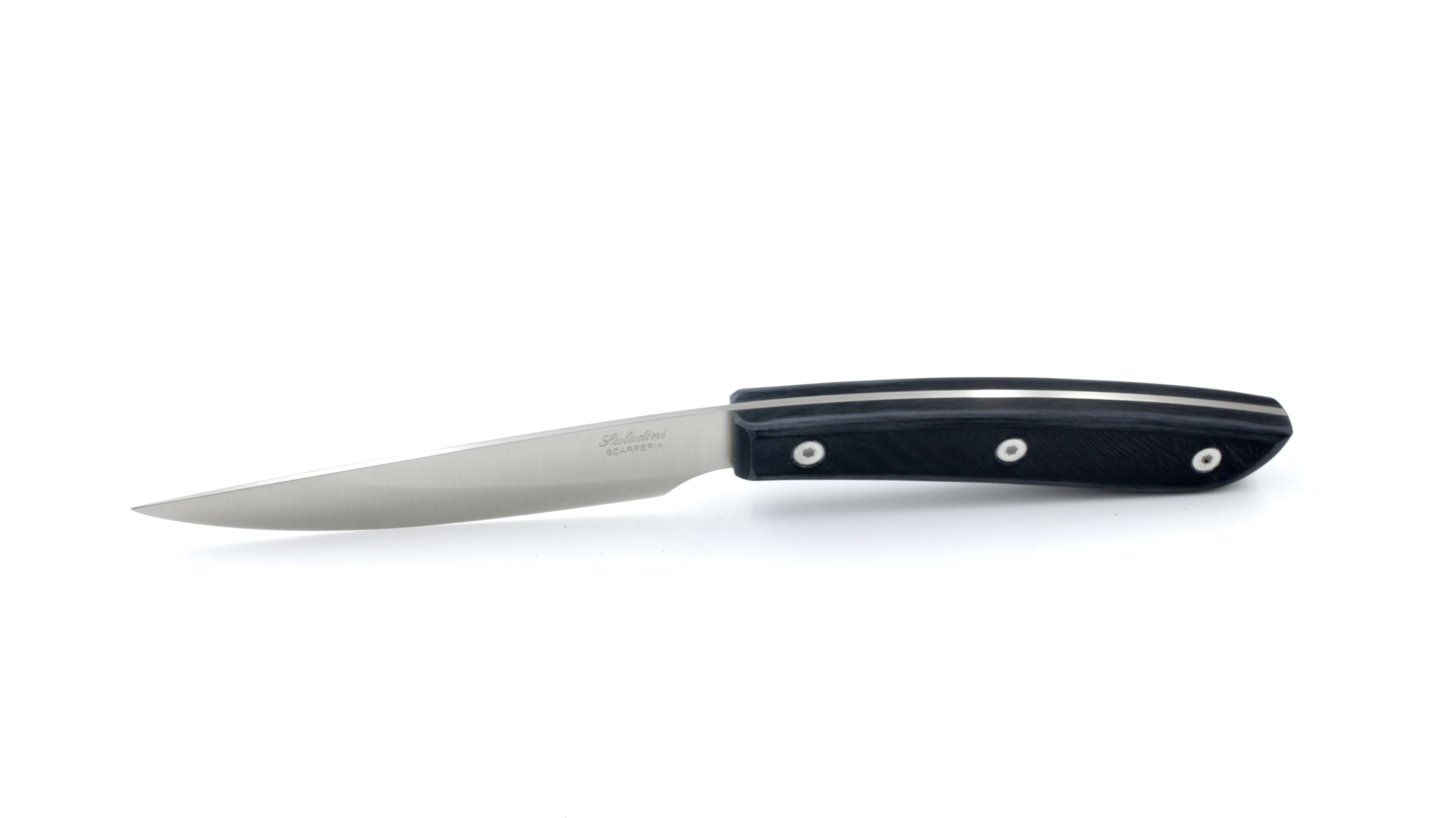 Saladini Steakmesser-Set 6-tlg. Sliced Resin schwarz