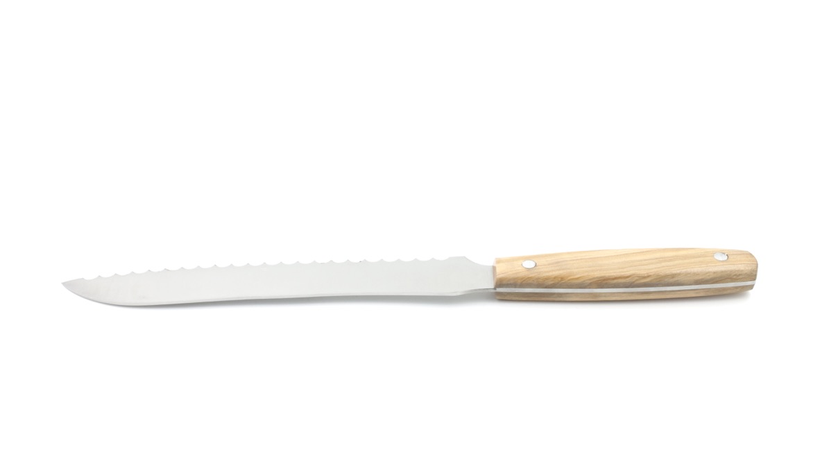 AU SABOT Brotmesser Olive