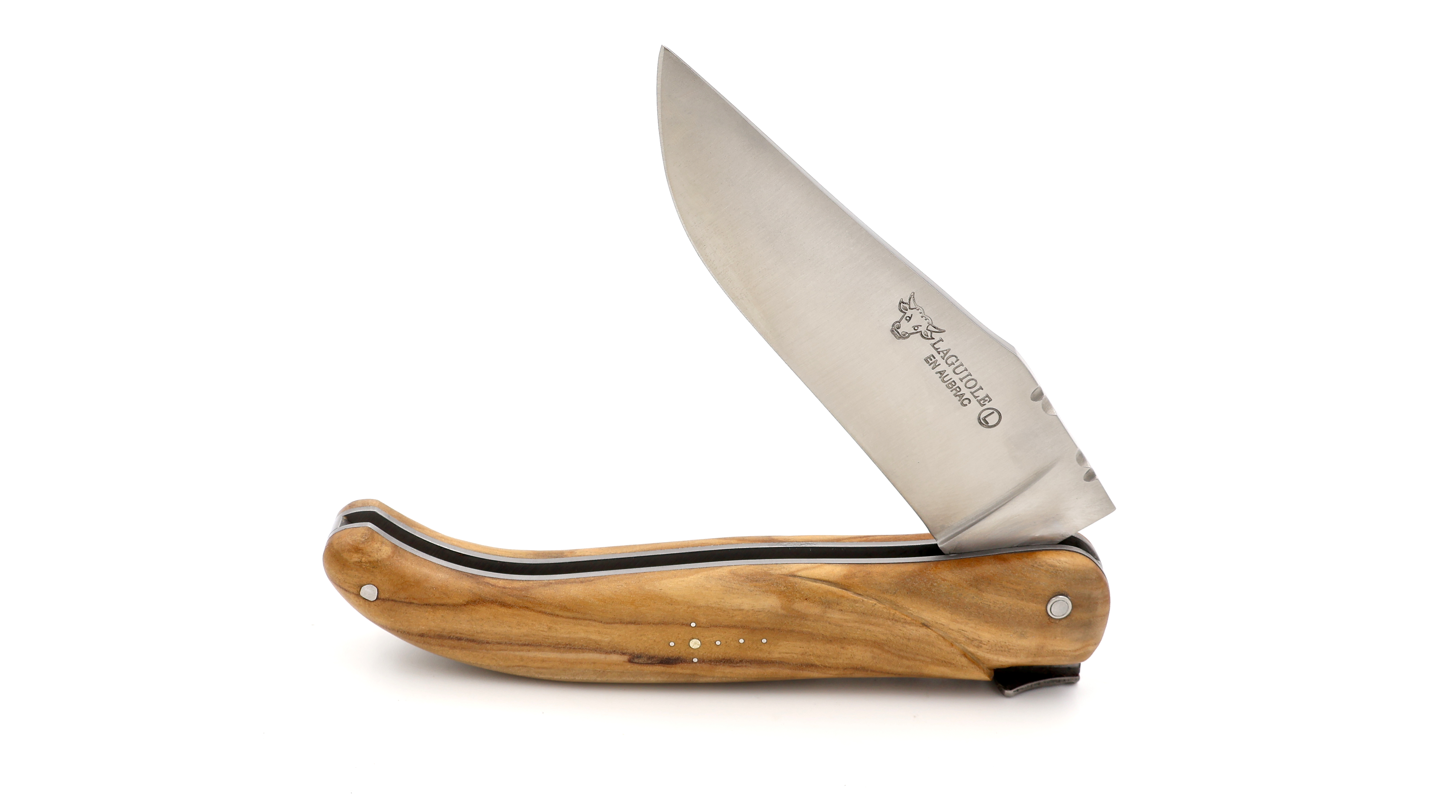 Laguiole en Aubrac Laguiole Jagdmesser Olive 14 cm