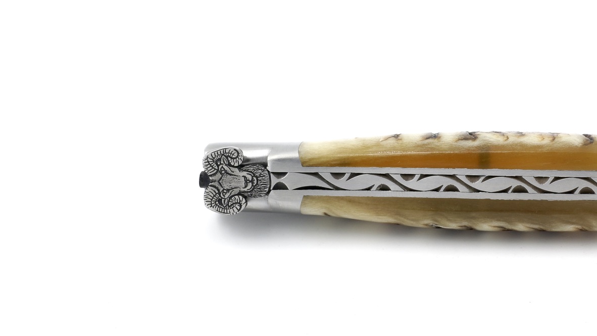 87B1EBDE-80E5-469D-AD0E-E19F1B012C34_1_105_c Meisterstück Laguiole en Aubrac 3-D Biene Widder 12 cm