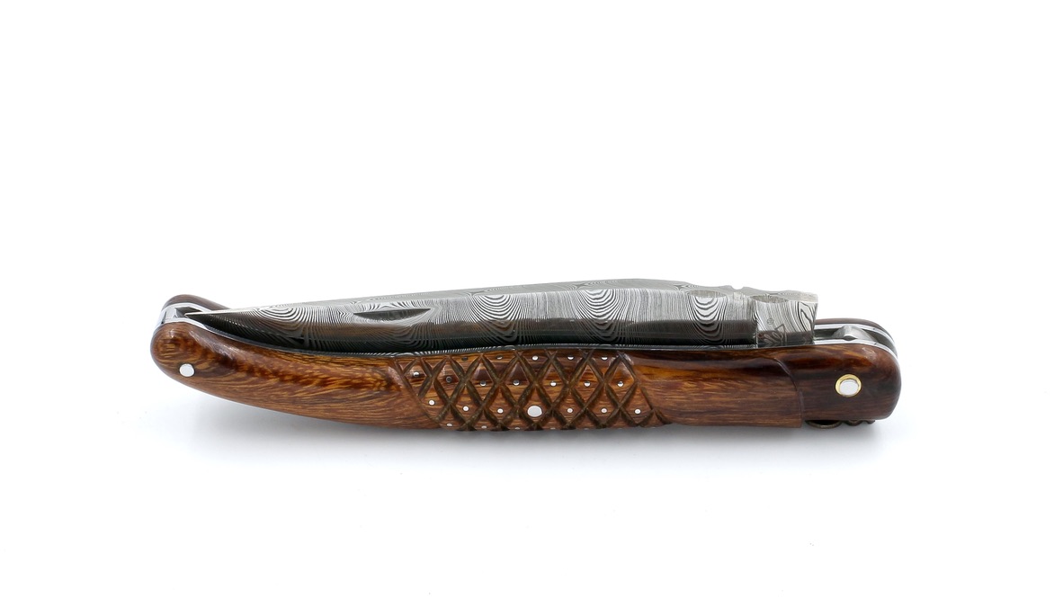 6D5535DB-DCAC-4EC1-AE43-4D94FD3F85AE_1_105_c Fontenille Pataud Laguiole AIGUILLES (Needles) ironwood burl 12 cm