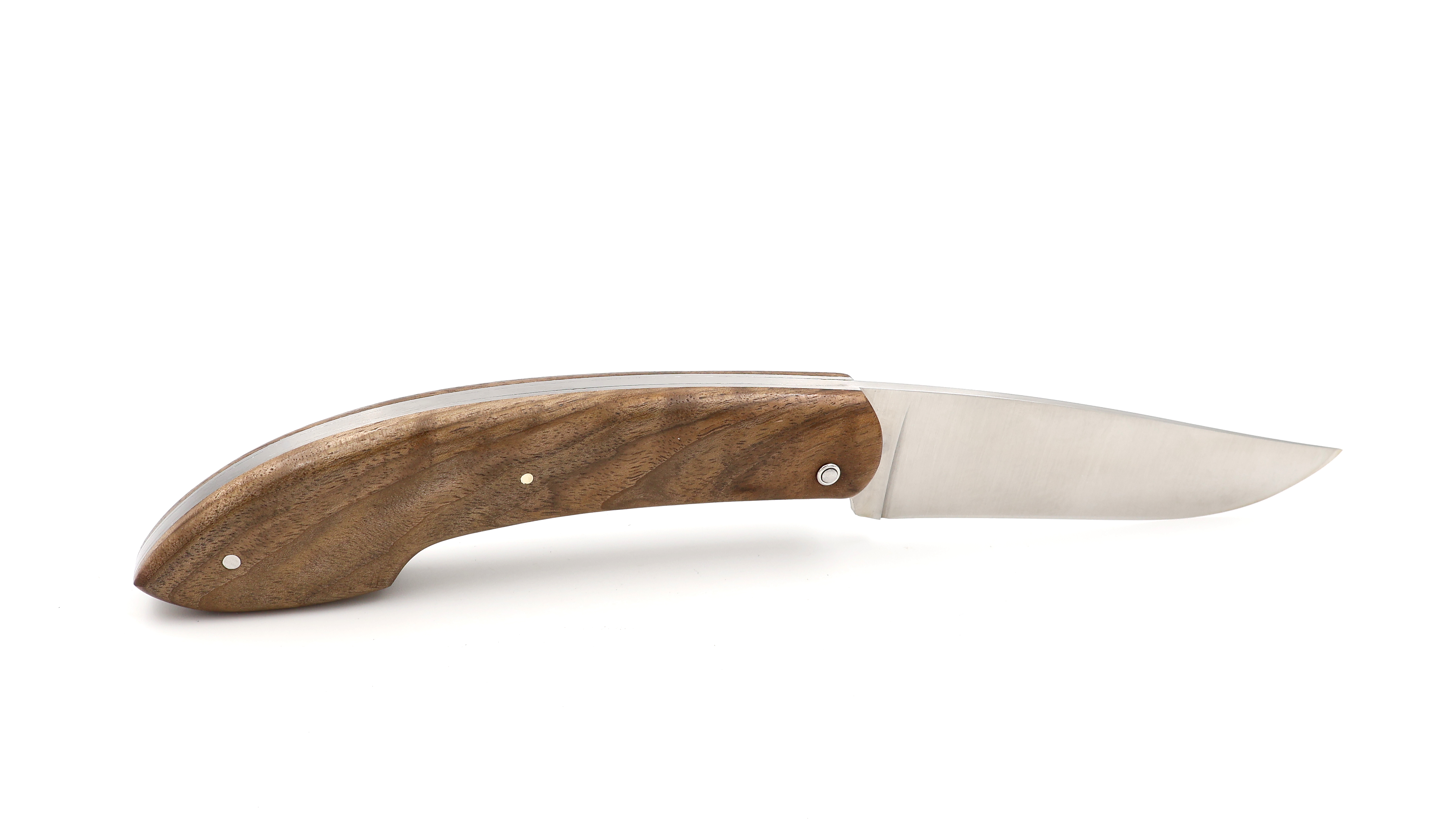 Laguiole en Aubrac Capucin Nussbaum 13 cm inklusive Gürtel Etui