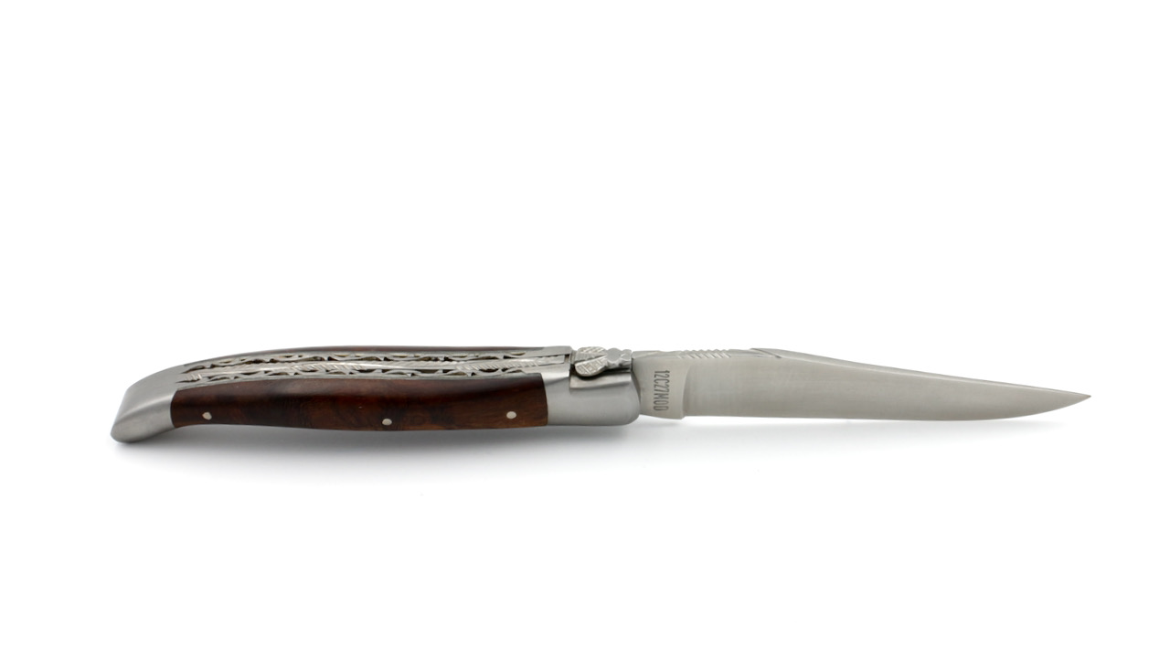 Laguiole en Aubrac doubleplate knife Ironwood 12 cm