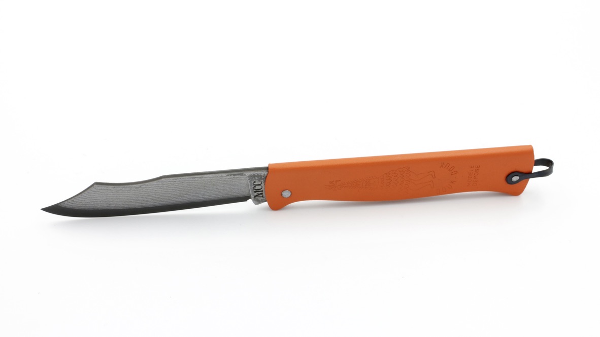 6D3E2730-F0CA-4FC9-84D5-A8C183149D06_1_105_c Cognet DOUK-DOUK Messer 11 cm orange Sonderserie TAKEFU VG10 Damastklinge