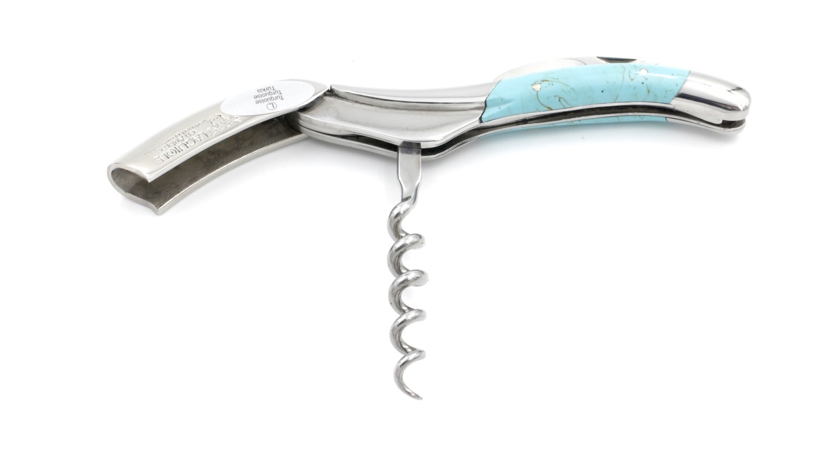 E0B75593-E5EF-47D0-96FB-B522D26A1142_1_105_c Laguiole en Aubrac Laguiole Sommelier turquoise stabilized stone shiny