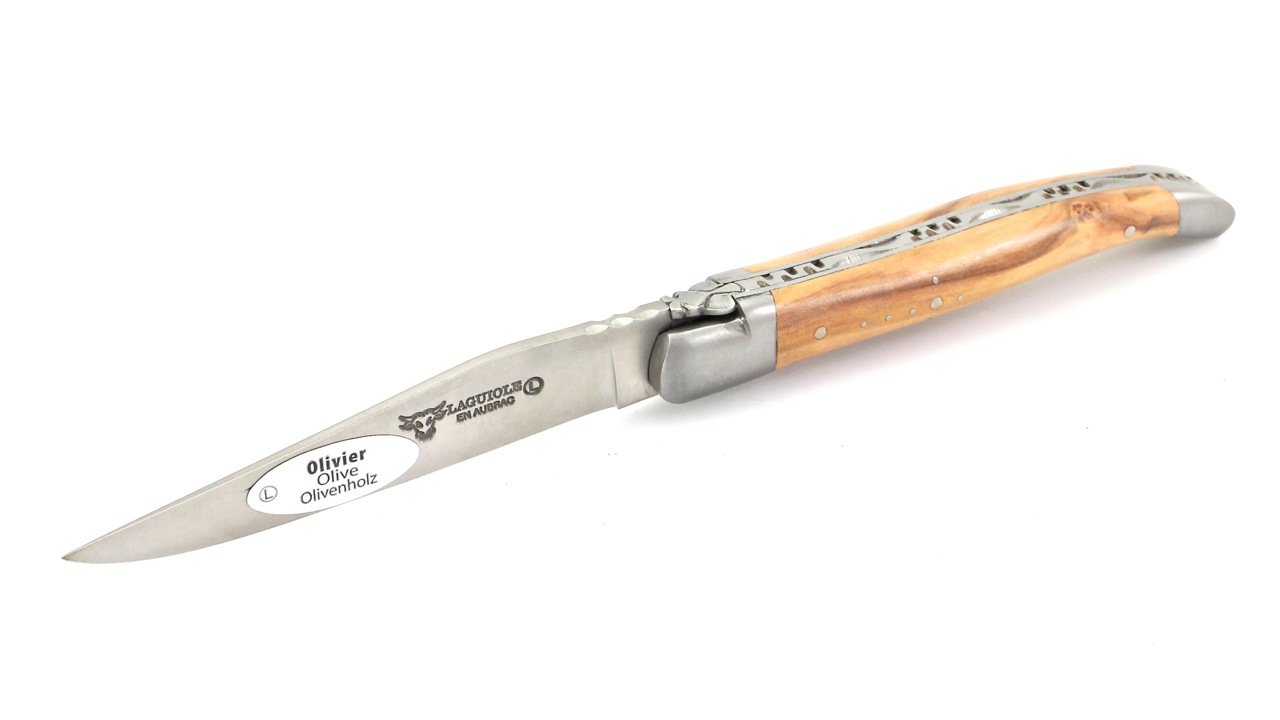 Olive-10-cm-5 Laguiole en Aubrac Laguiole Messer 10 cm Olive