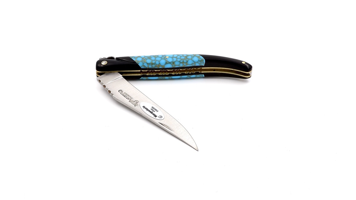 Laguiole en Aubrac TÜRKIS Ebenholz 12 cm 