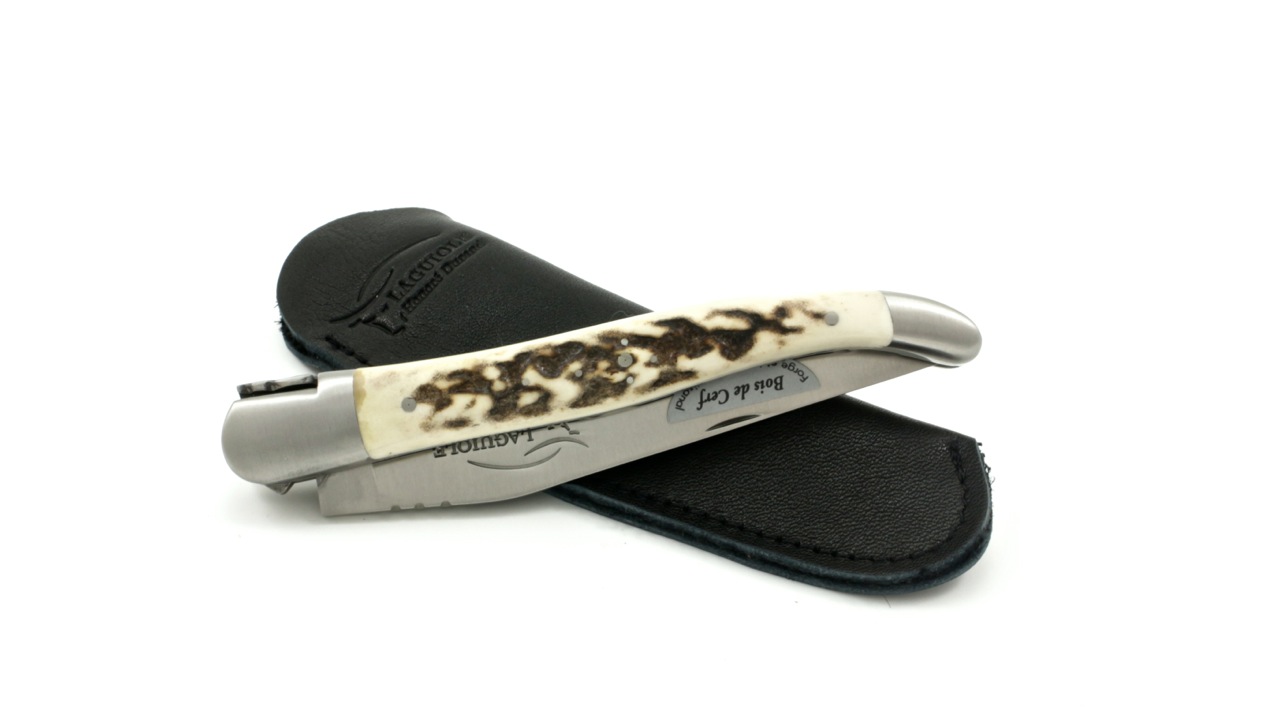 DP-Hirschhorn-7 Honoré Durand Laguiole Doppelplatine Hirschhorn 12 cm