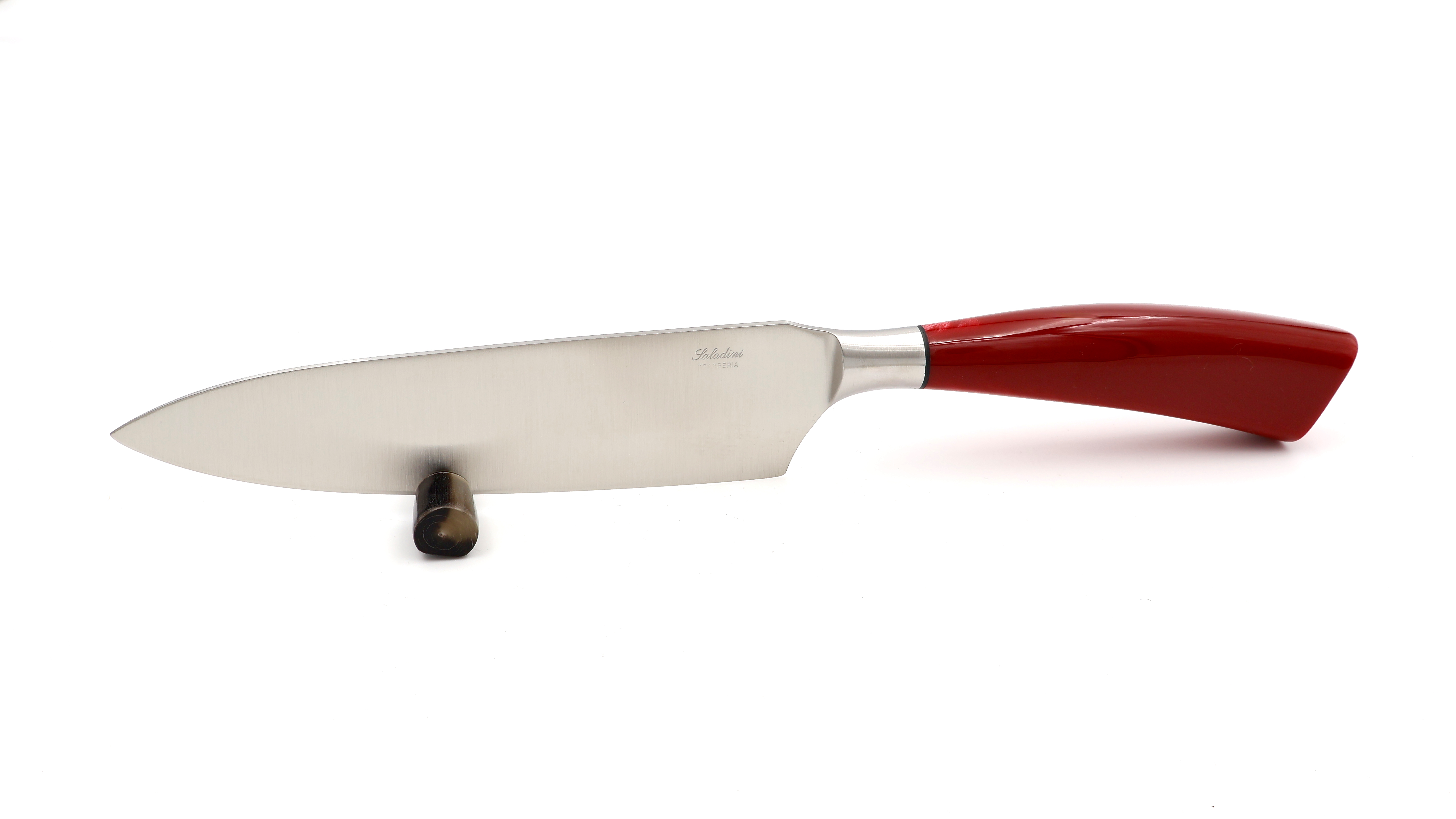 Saladini kleines Kochmesser Resin rot 16,5 cm