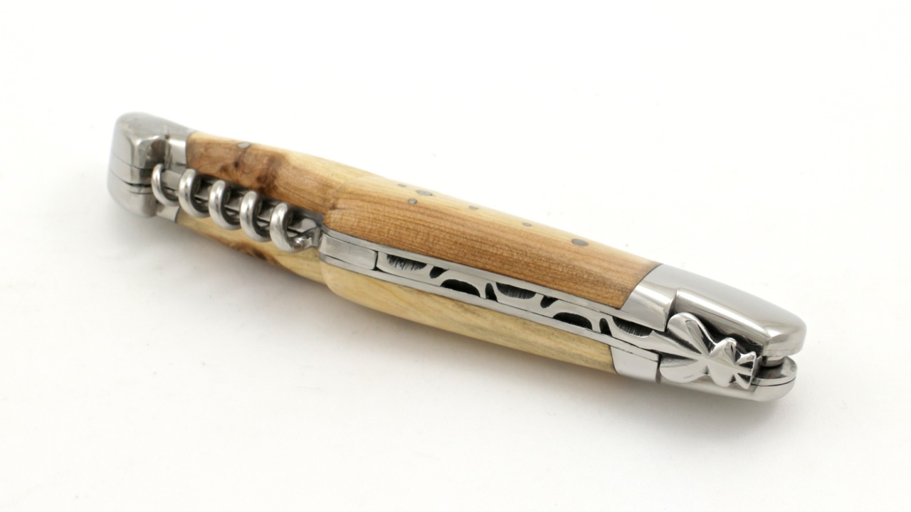 Durand-poliert-Korkenzieher-2 Honoré Durand Laguiole Prestige Wacholder poliert Korkenzieher 12 cm