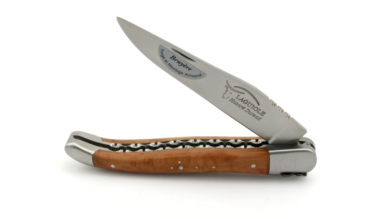 DP-BRUYERE-HONORE-DURAND-4 Honoré Durand Laguiole Doppelplatine Bruyère Holz 12 cm