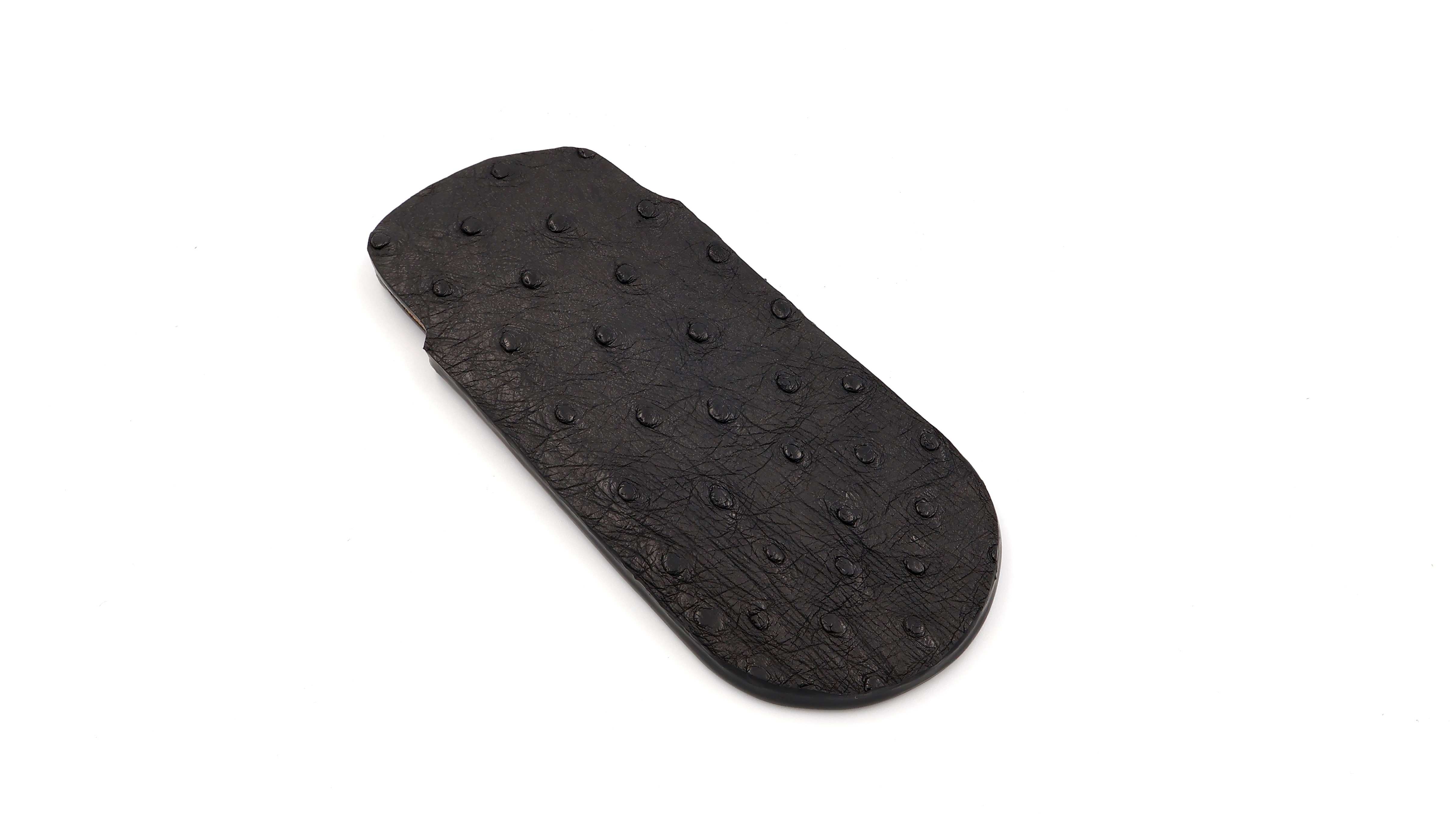 Atelier N°7 Stecketui Straussenleder schwarz 14,5 cm       Atelier N°7 Stecketui Straussenleder schwarz 14,5 cm