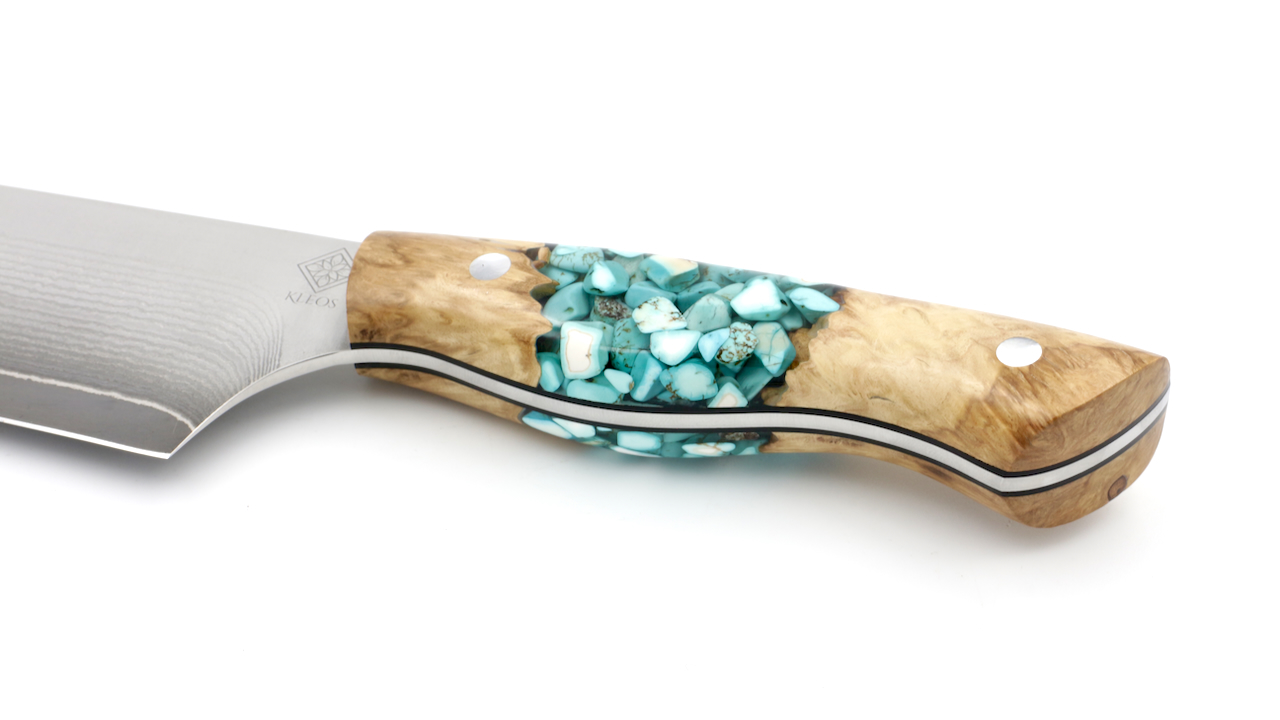 VT-EMSumiVG10-C02-1 KLEOS Prestige Kochmesser  CLASSIQUE Suminagashi VG10 Hybride