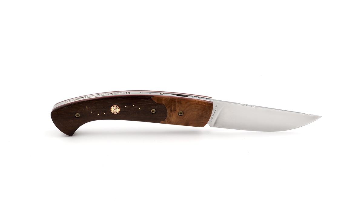 MANU LAPLACE 1515 ZULU walnut burlwood/ebony