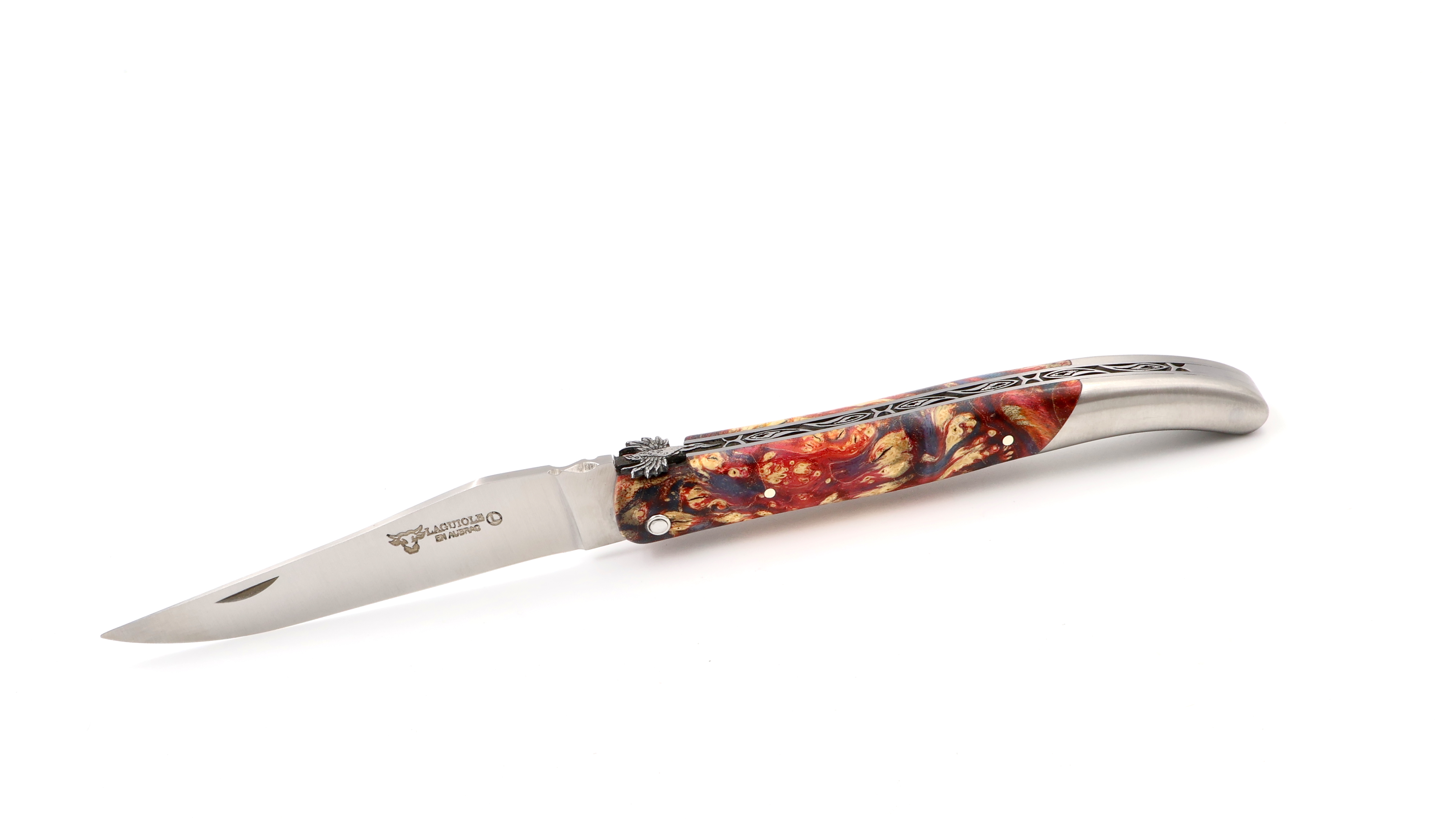 Laguiole en Aubrac Meisterstück PHÖNIX Holunder Wurzelholz 12 cm    Laguiole en Aubrac Meisterstück PHÖNIX Holunder Wurzelholz 12 cm