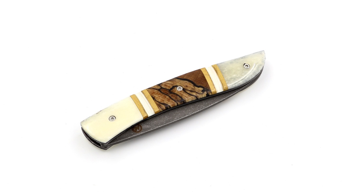 Atelier NÉVÉ Tim Bernard Nordique stonewashed blade, hammered plates